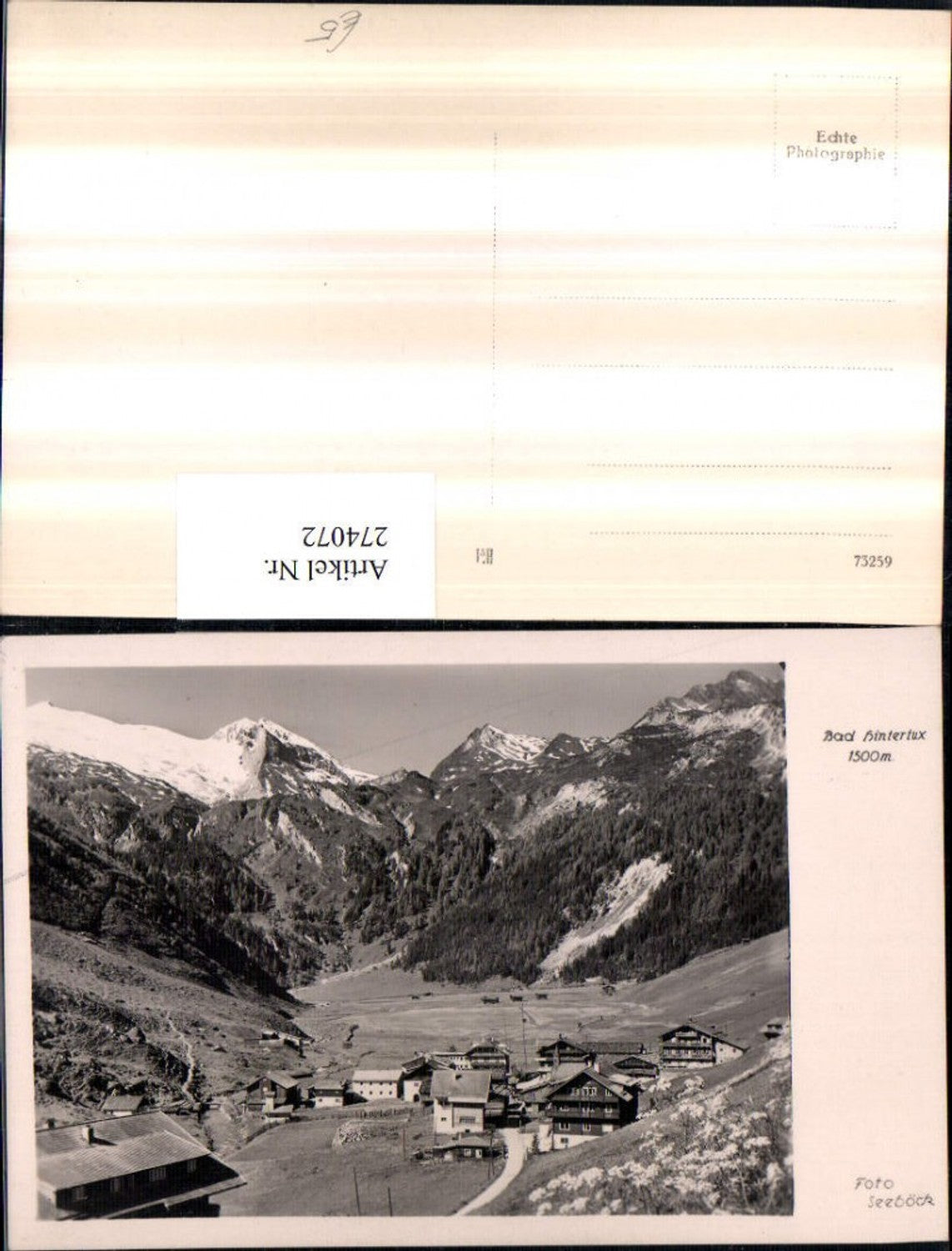 Alte Ansichtskarte – Old Postcard