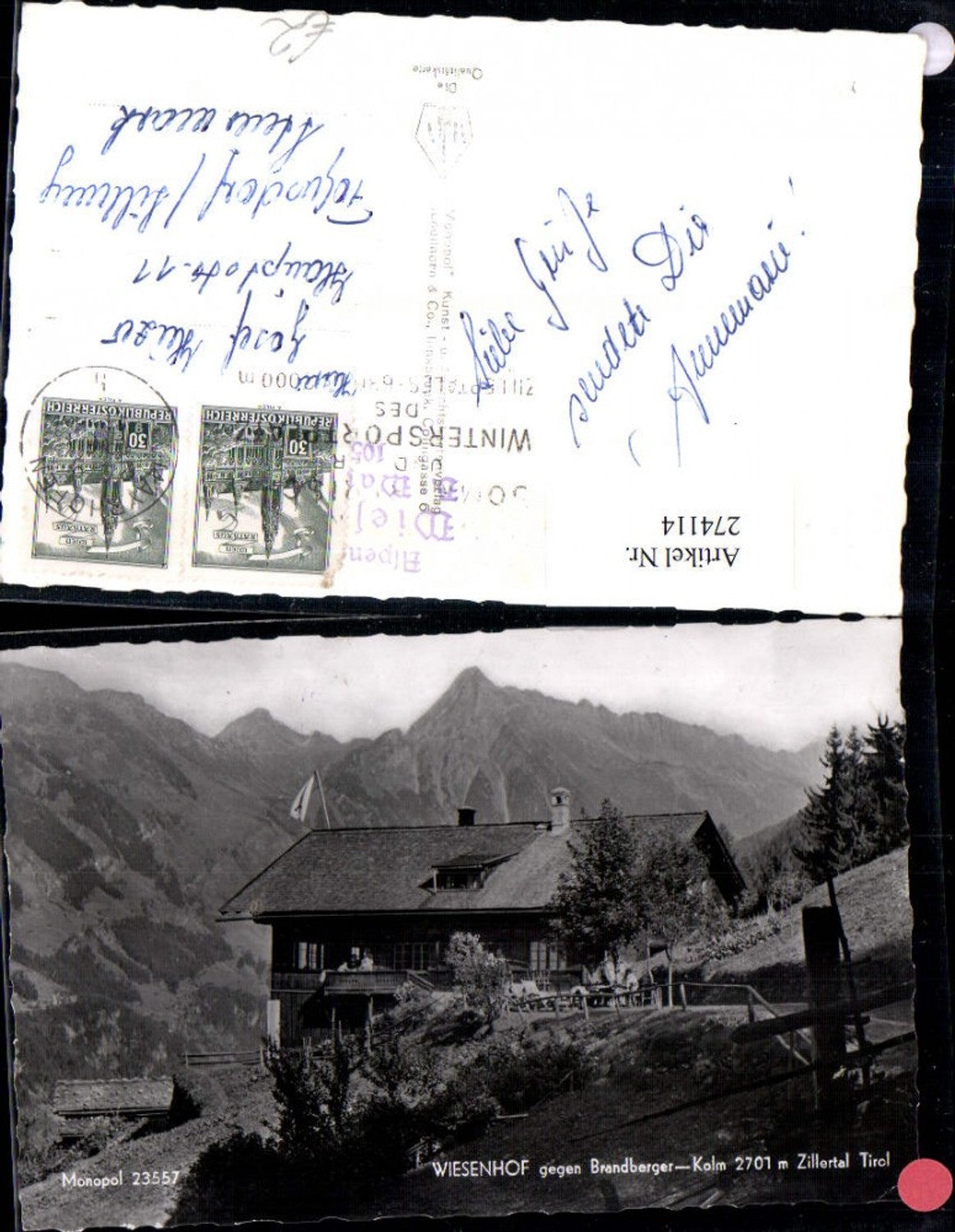 Alte Ansichtskarte – Old Postcard