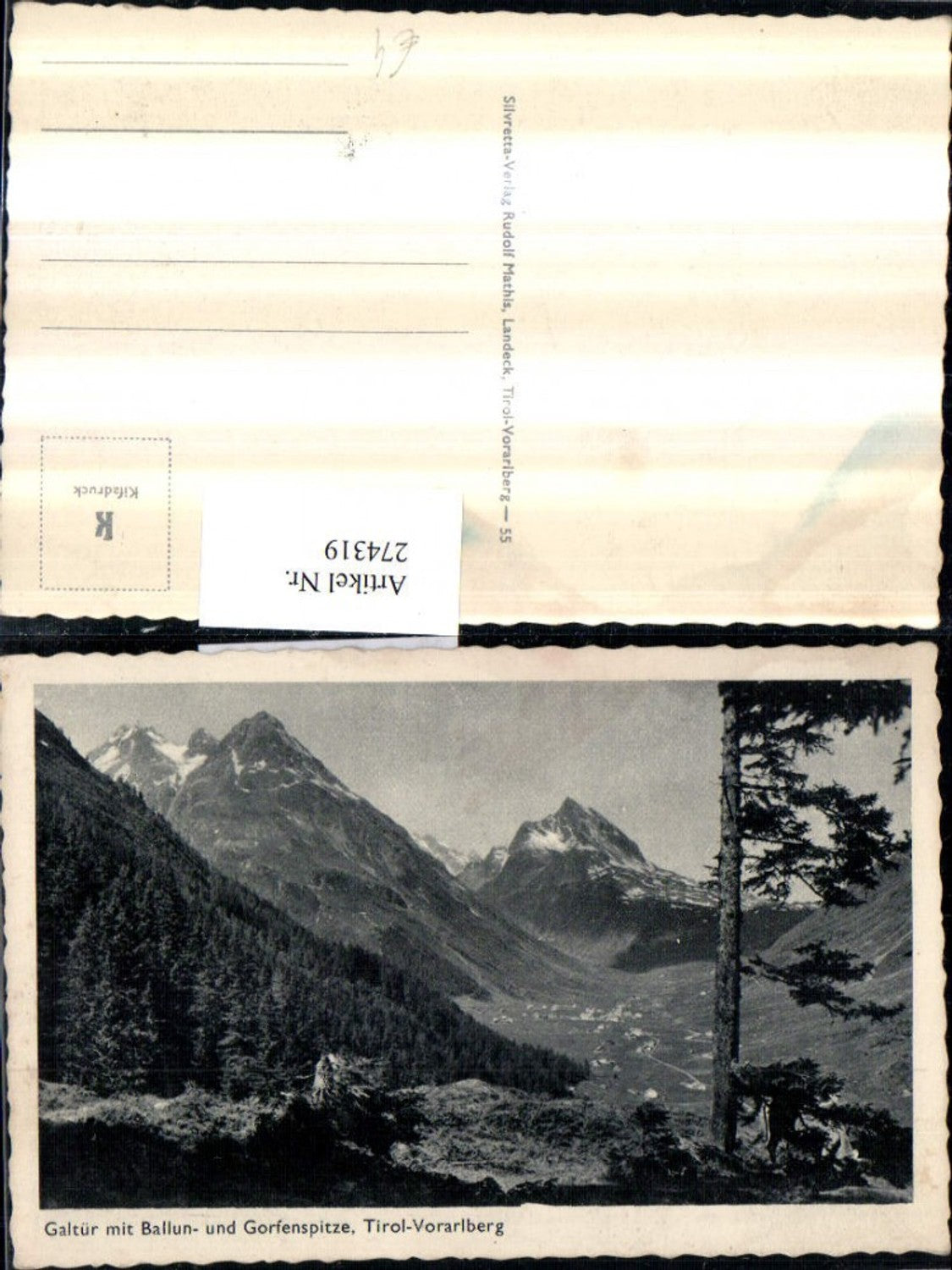 Alte Ansichtskarte – Old Postcard