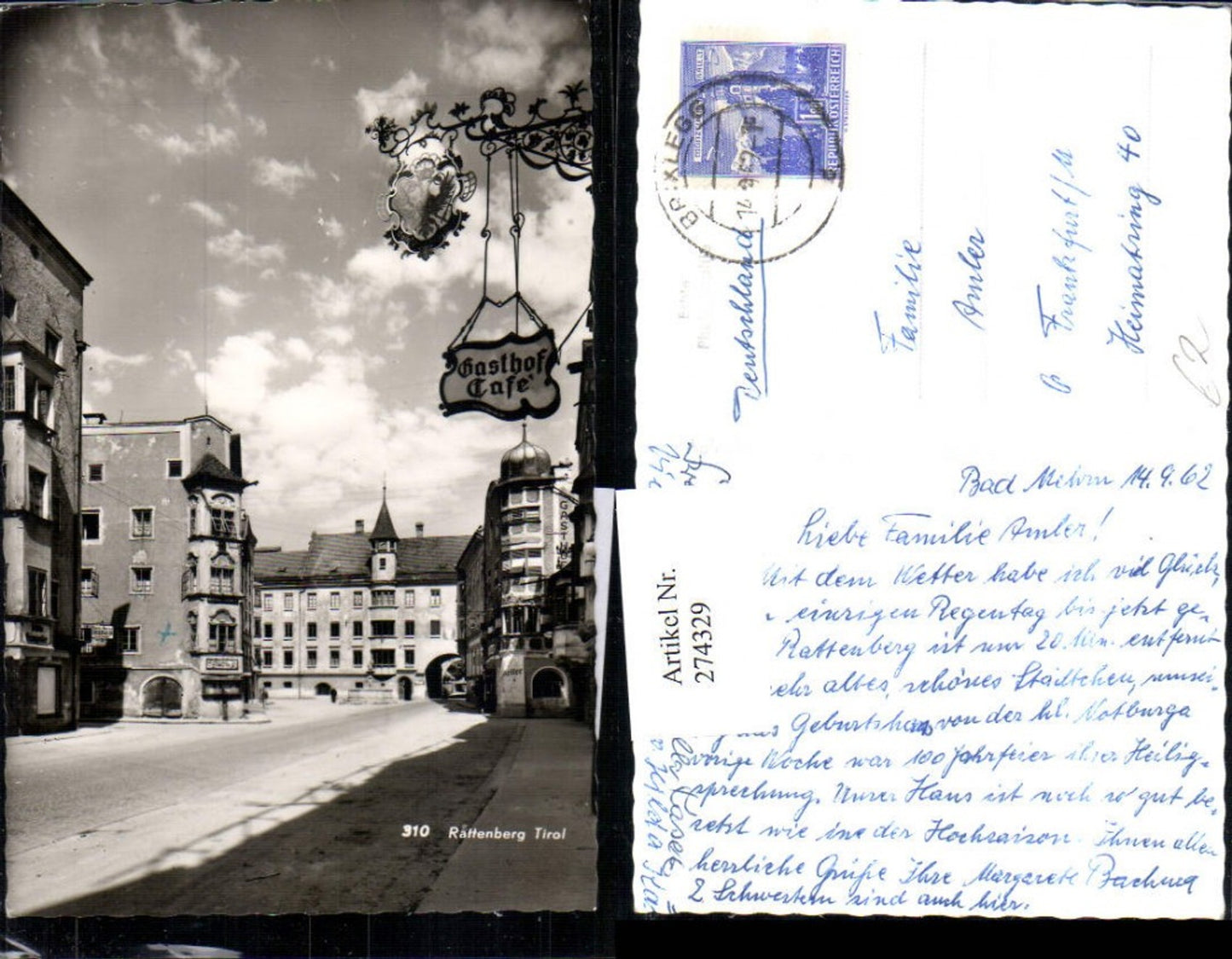 Alte Ansichtskarte – Old Postcard