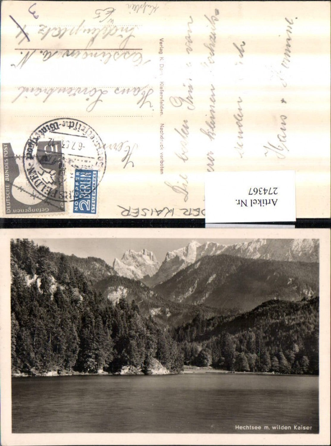 Alte Ansichtskarte – Old Postcard