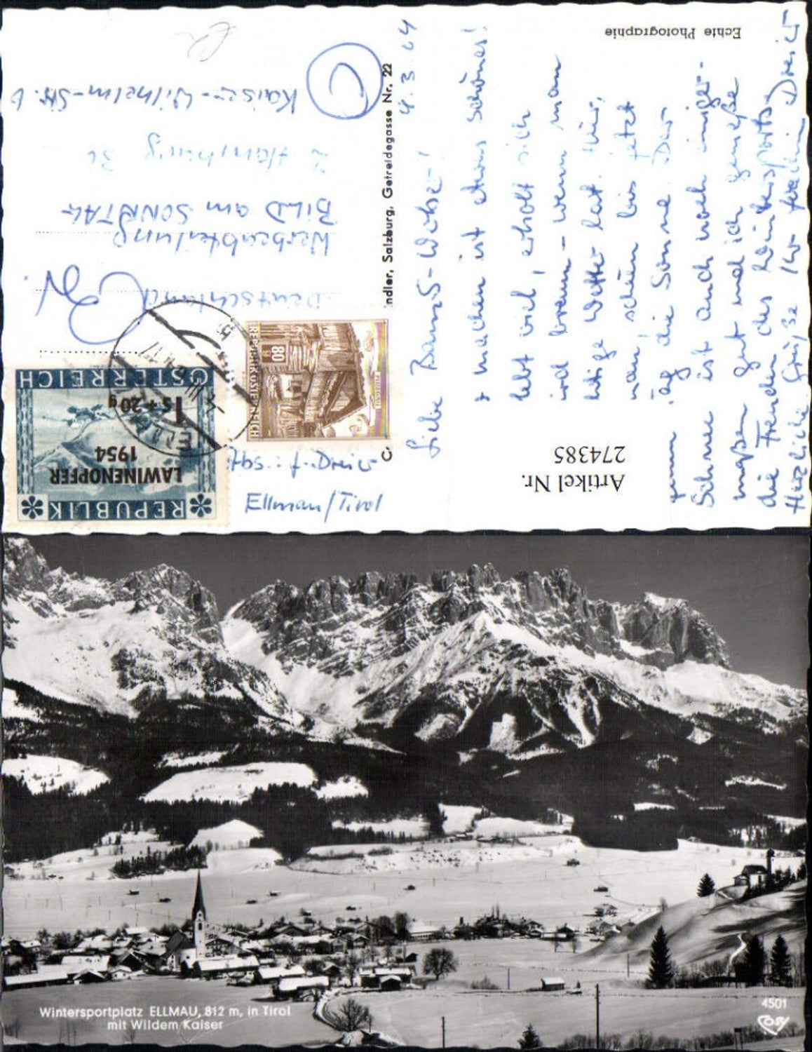 Alte Ansichtskarte – Old Postcard