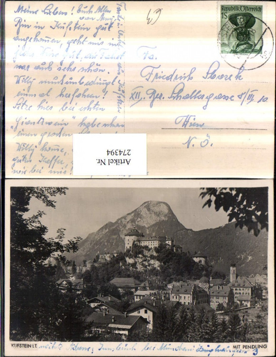 Alte Ansichtskarte – Old Postcard