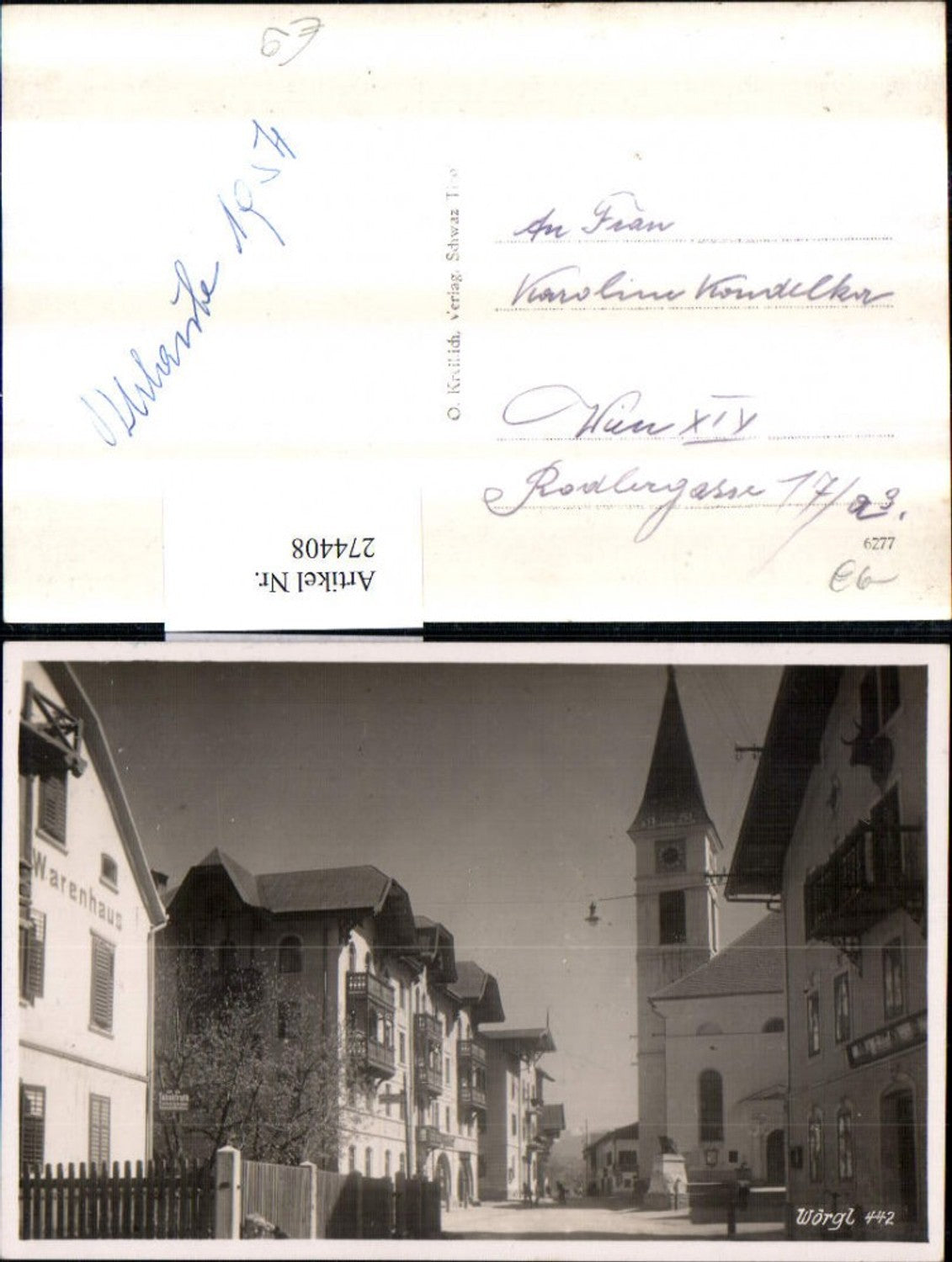 Alte Ansichtskarte – Old Postcard