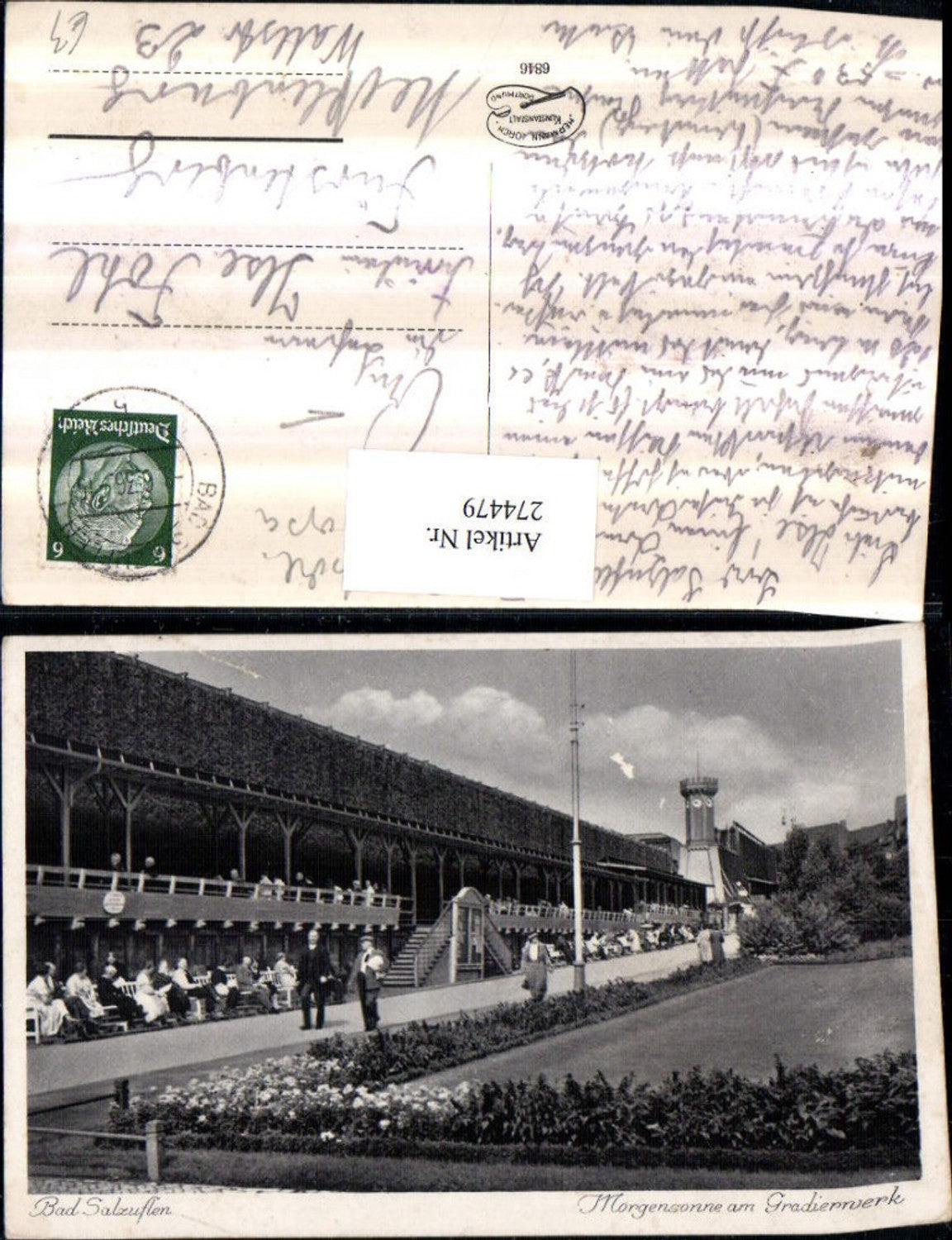 274479,Bad Salzuflen Morgensonne am Gradierwerk