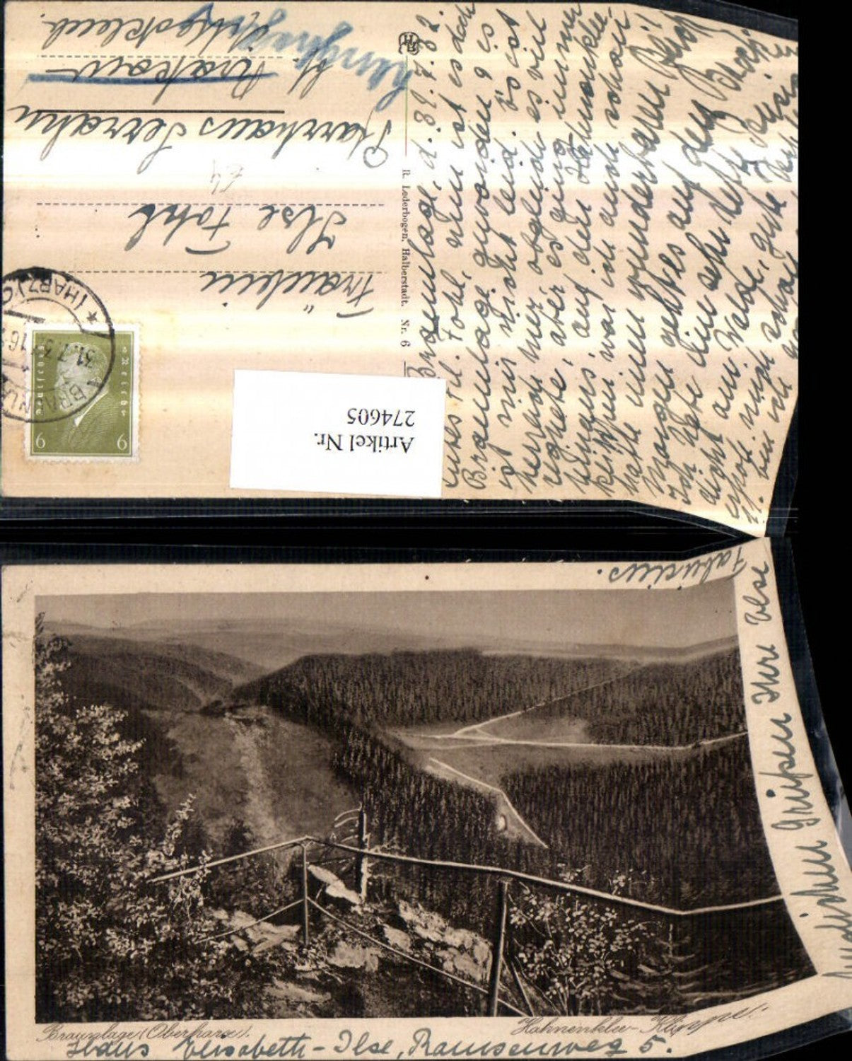 274605,Braunlage im Oberharz Hahnenklee-Klippe Ausblick