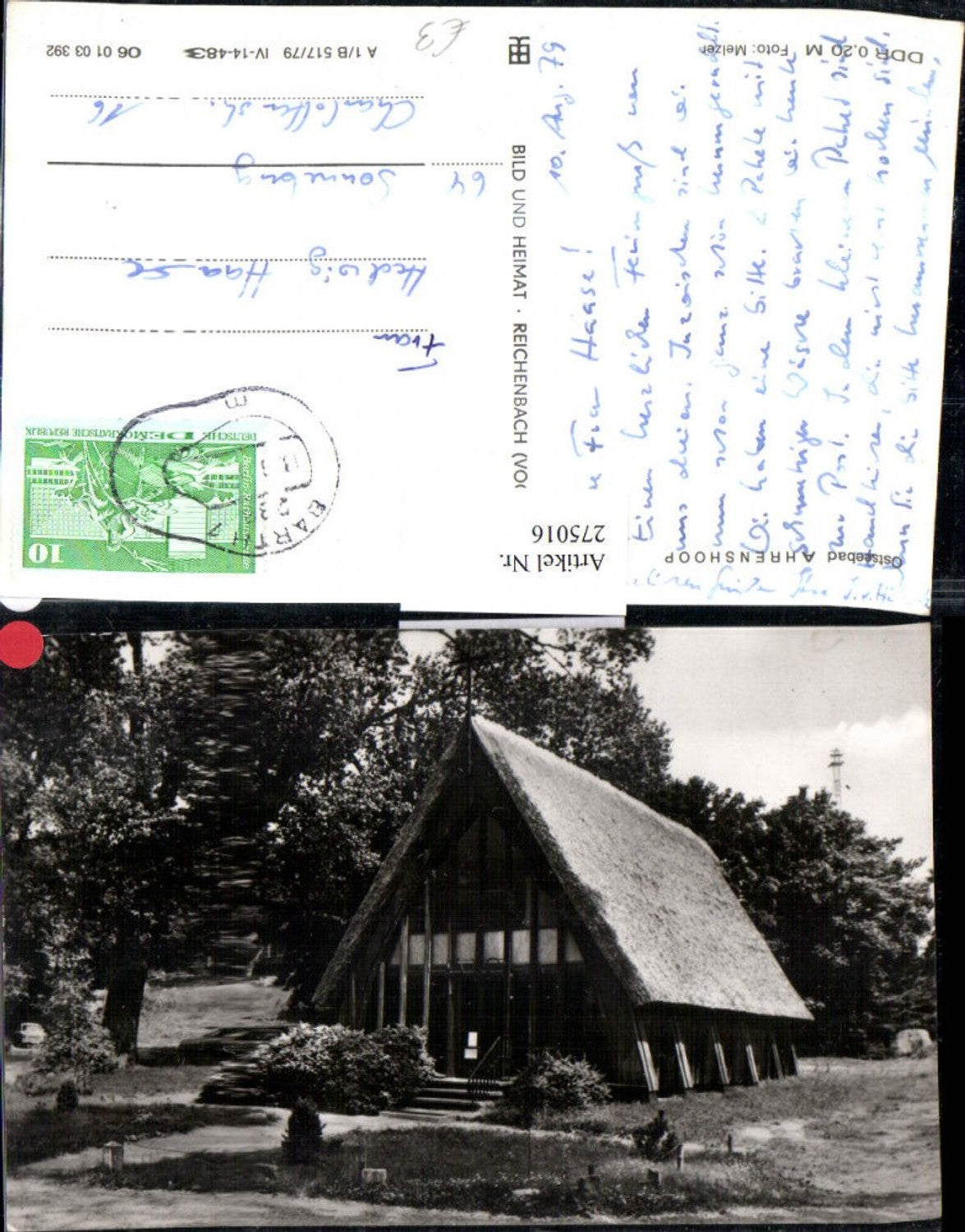 275016,Ostseebad Ahrenshoop Reetdach Hütte