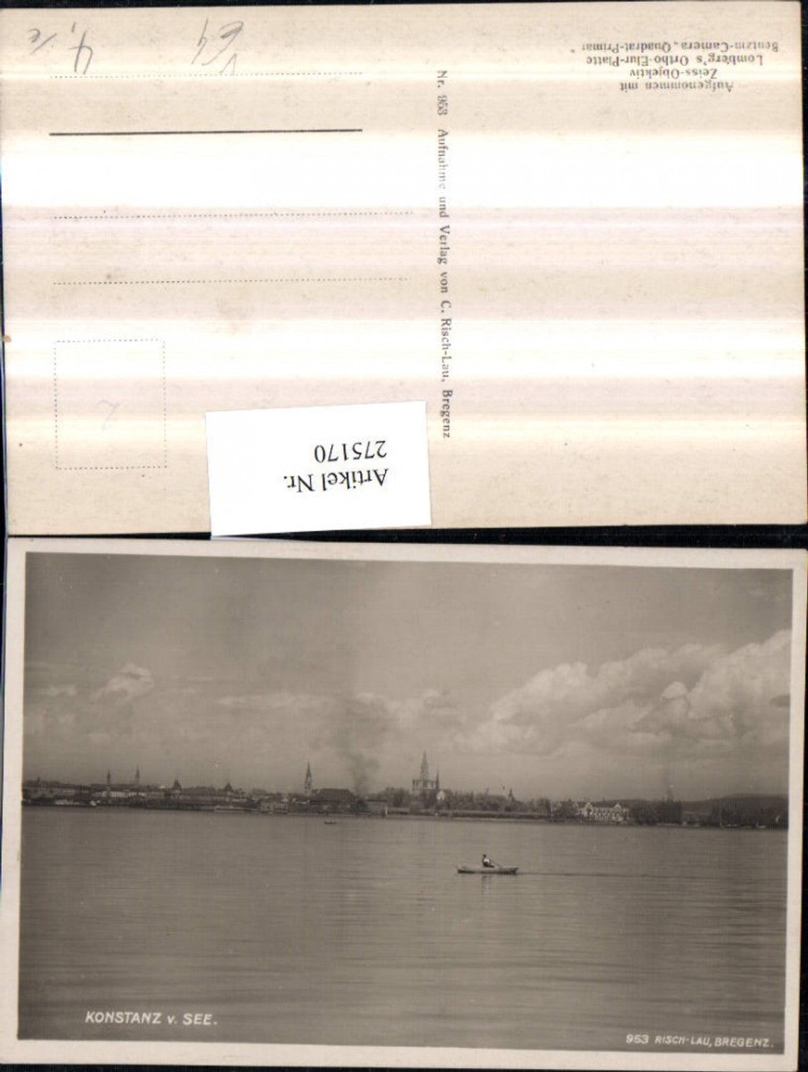 275170, Konstanz Partial view of the lake pub Risch-Lau 953