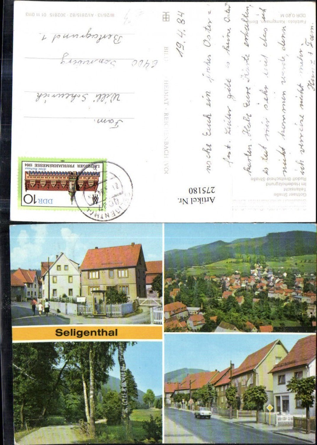 275180,Seligenthal Totale Gothaer-Straße Haderholzgrund Rudolf-Breitscheid-Straße Mehrbildkarte
