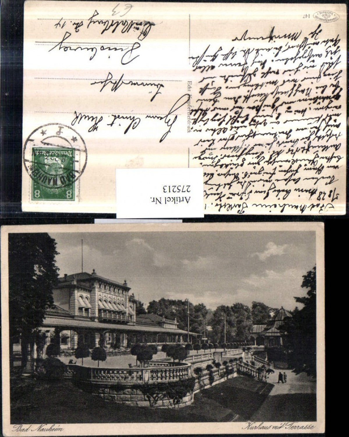 275213,Bad Nauheim Kurhaus m. Terrasse