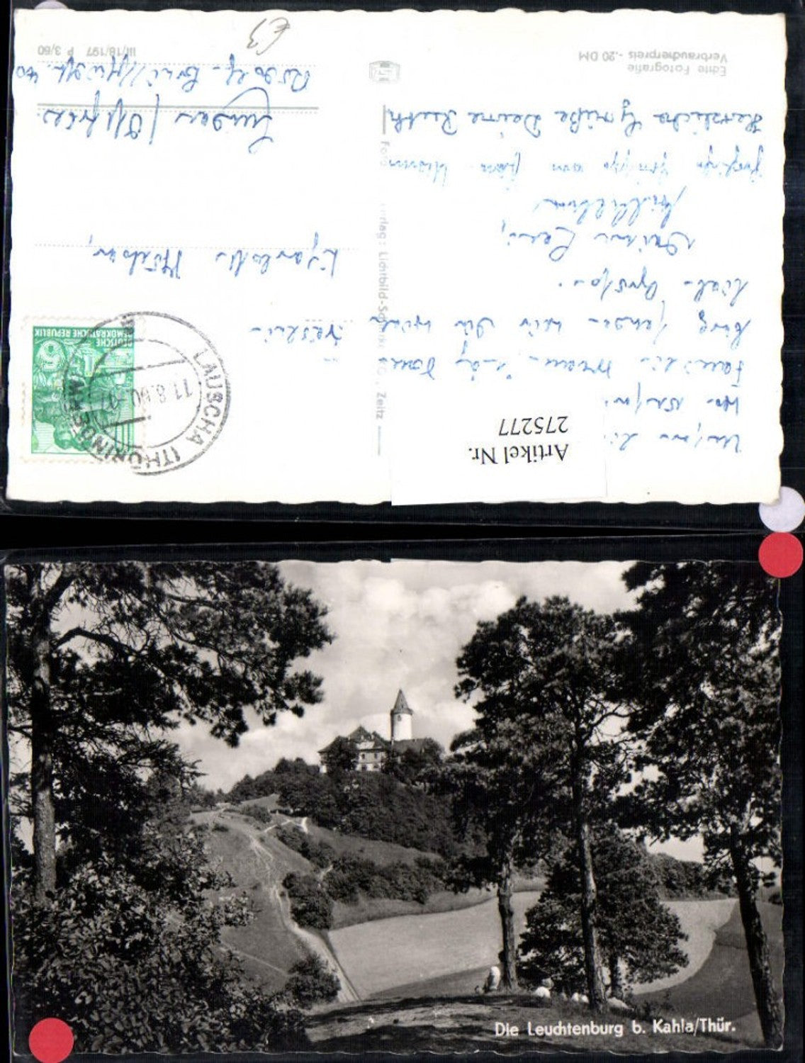 275277,Die Leuchtenburg b. Kahla in Thüringen