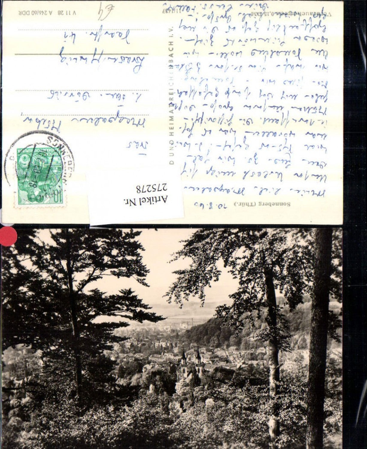 275278,Sonneberg in Thüringen Totale pub VEB 11/1437
