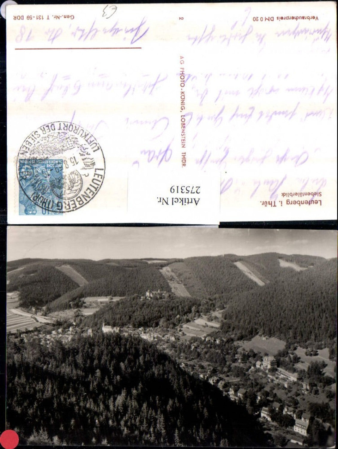 275319, Leutenberg in Thuringia, Total view of the Seven Valleys