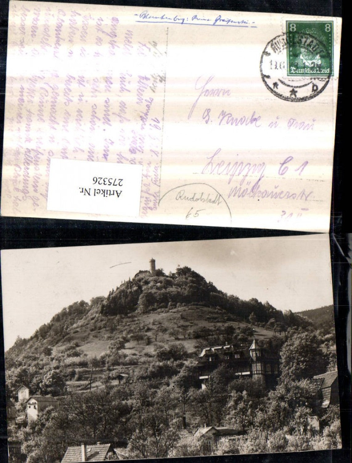 275326,Bad Blankenburg Ruine Burg Greifenstein