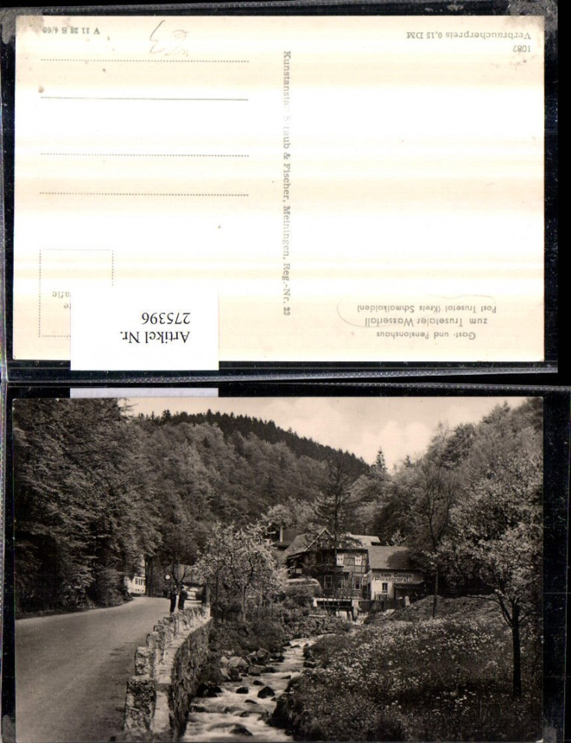 275396,Gasthaus u. Pension zum Trusetaler Wasserfall b. Trusetal Schmalkalden