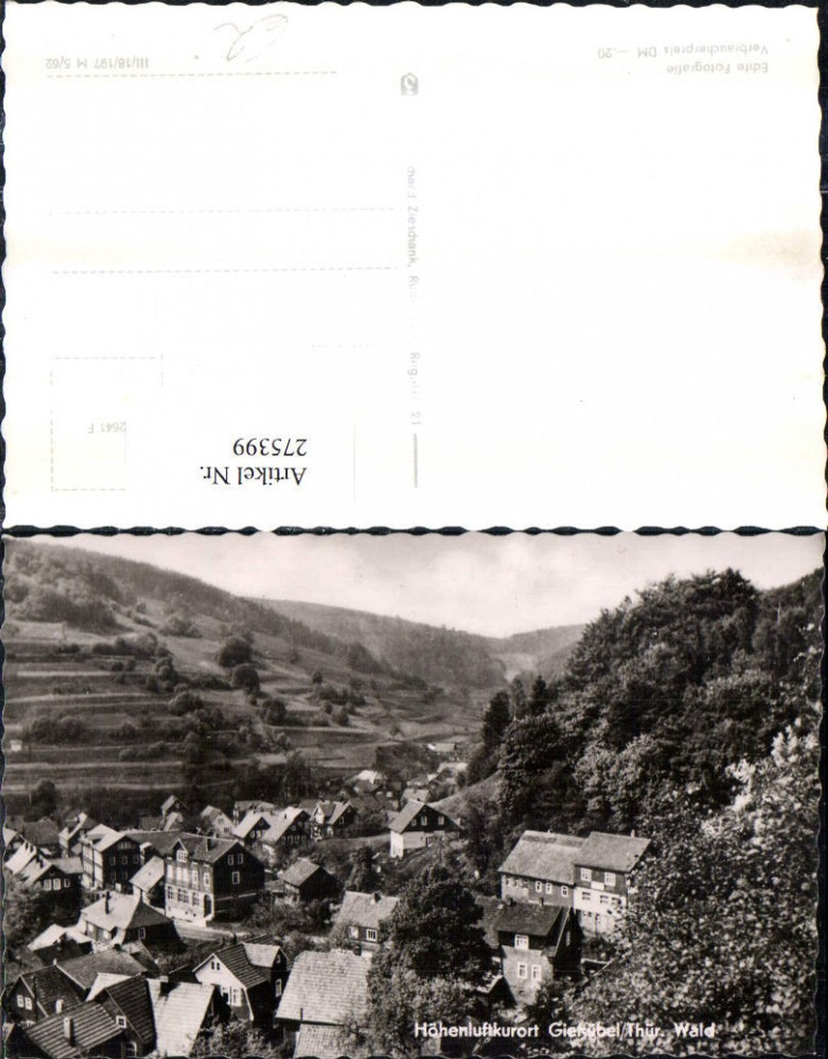275399, Gießhübel in the Thuringian Forest, partial view