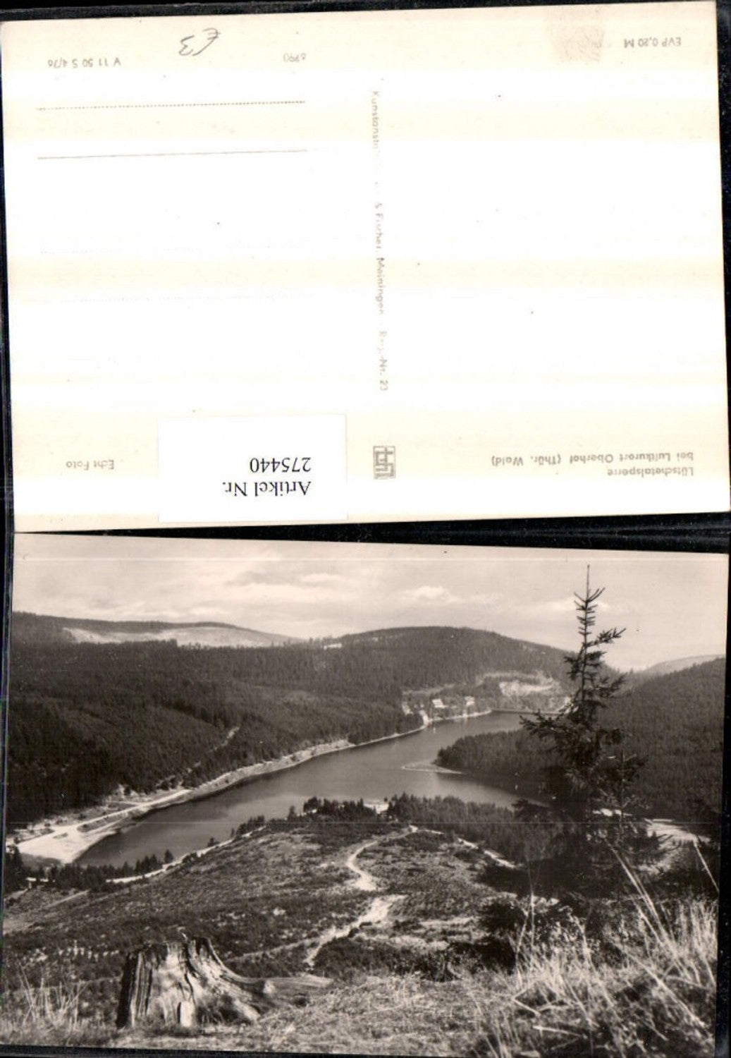 275440, Lütschetalsperre Dam near Oberhof in Thuringia