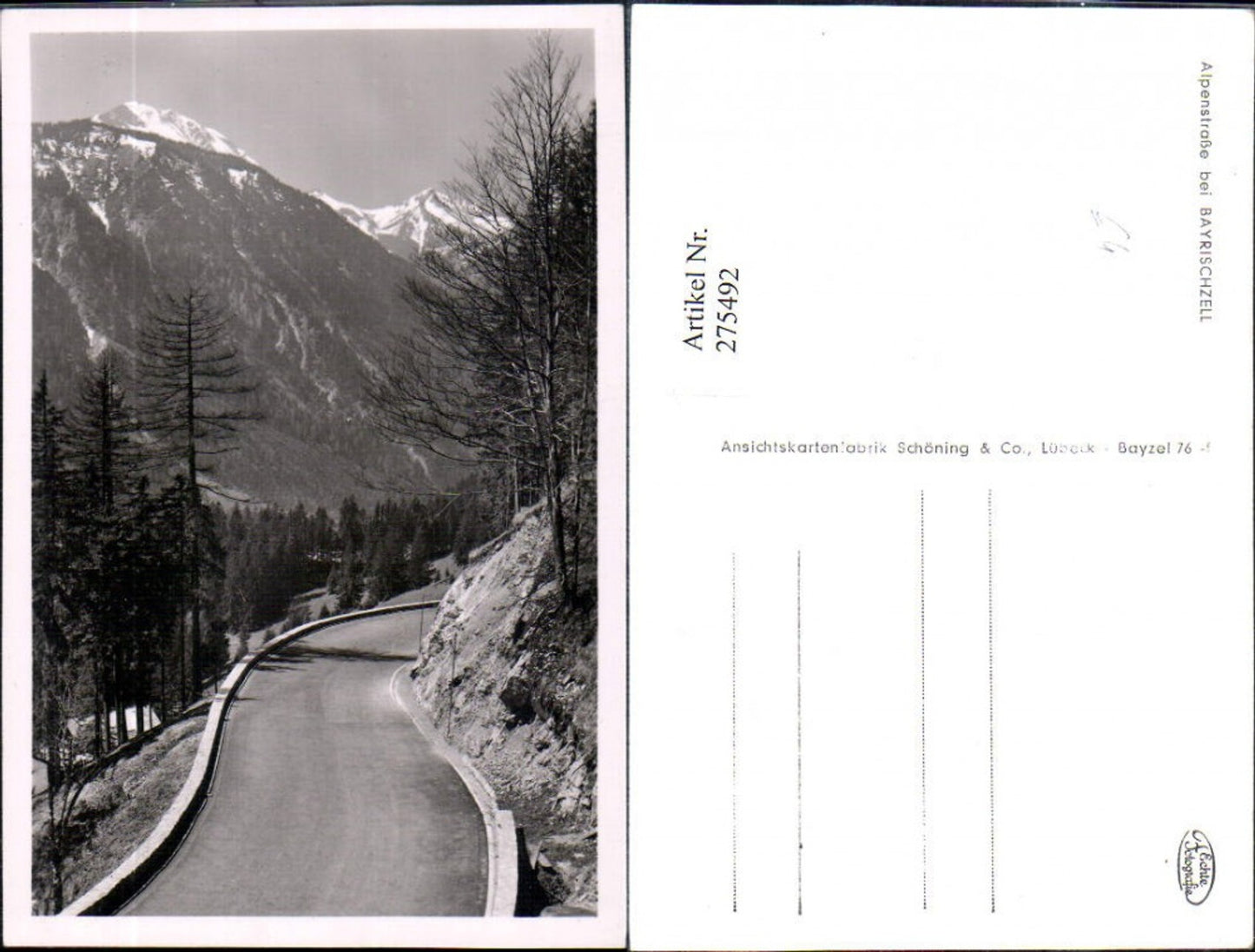 275492,Alpenstraße b. Bayrischzell Bergkulisse