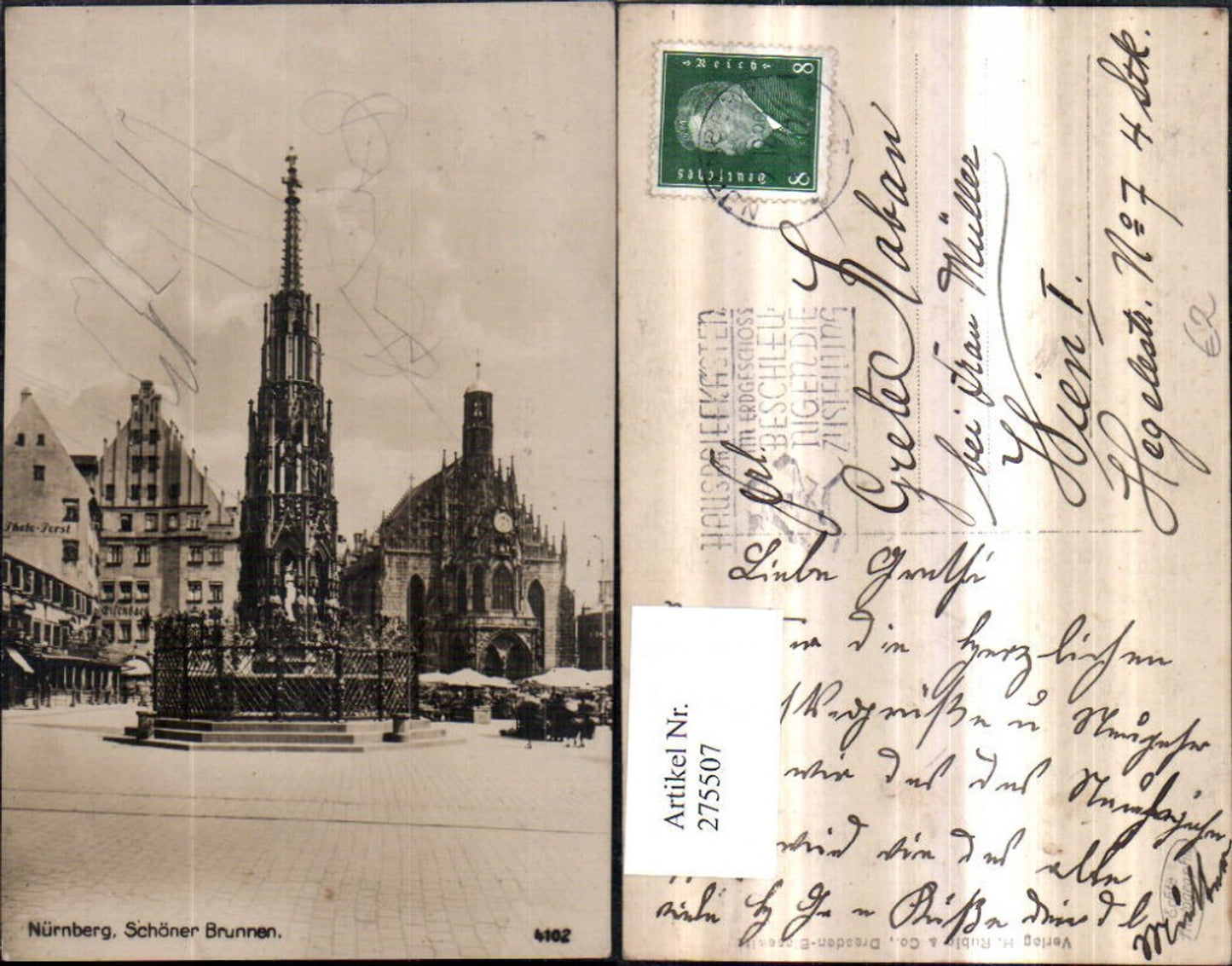 275507,Nürnberg Schöner Brunnen Kirche Photo Perst