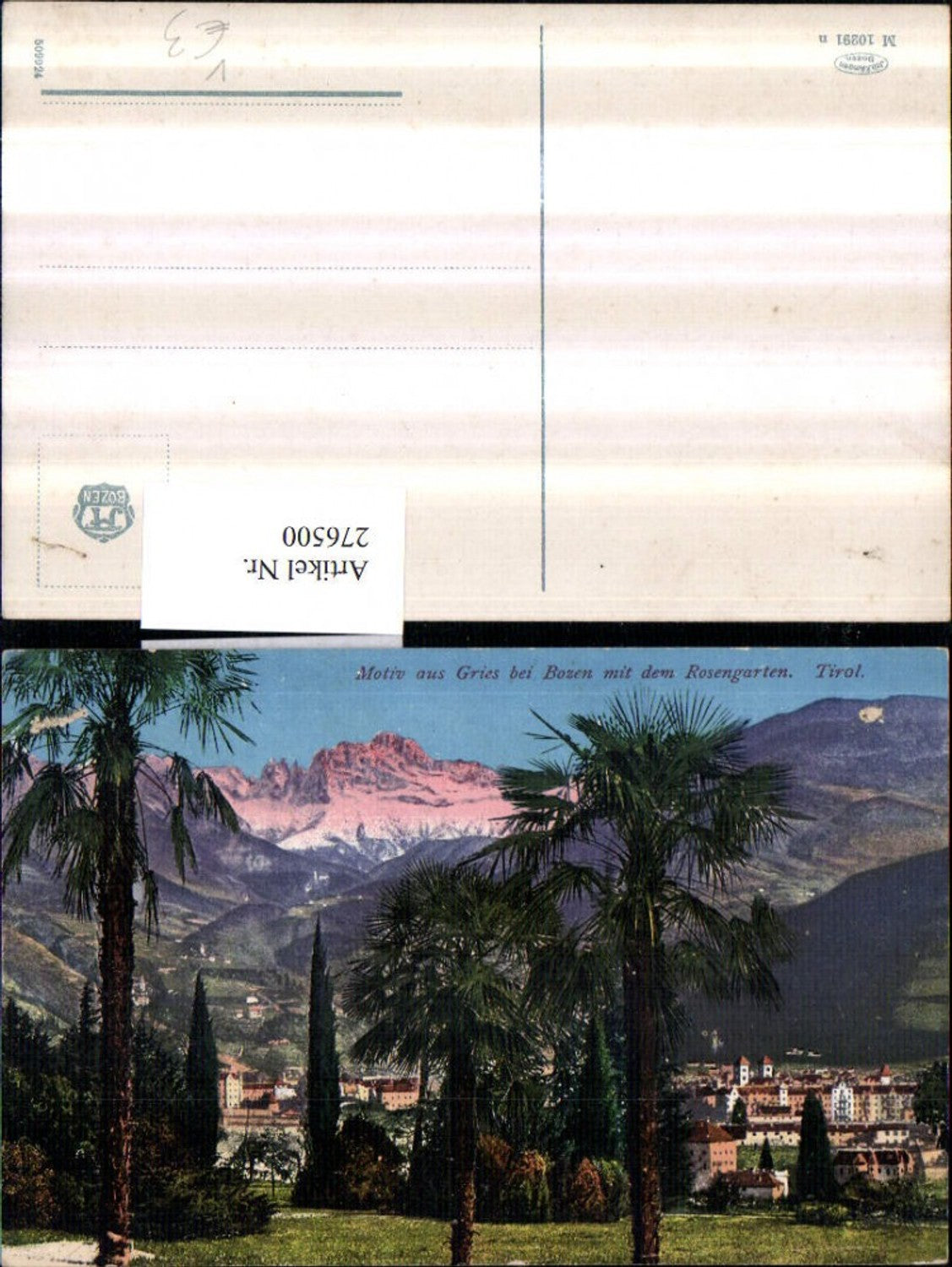 Alte Ansichtskarte – Old Postcard