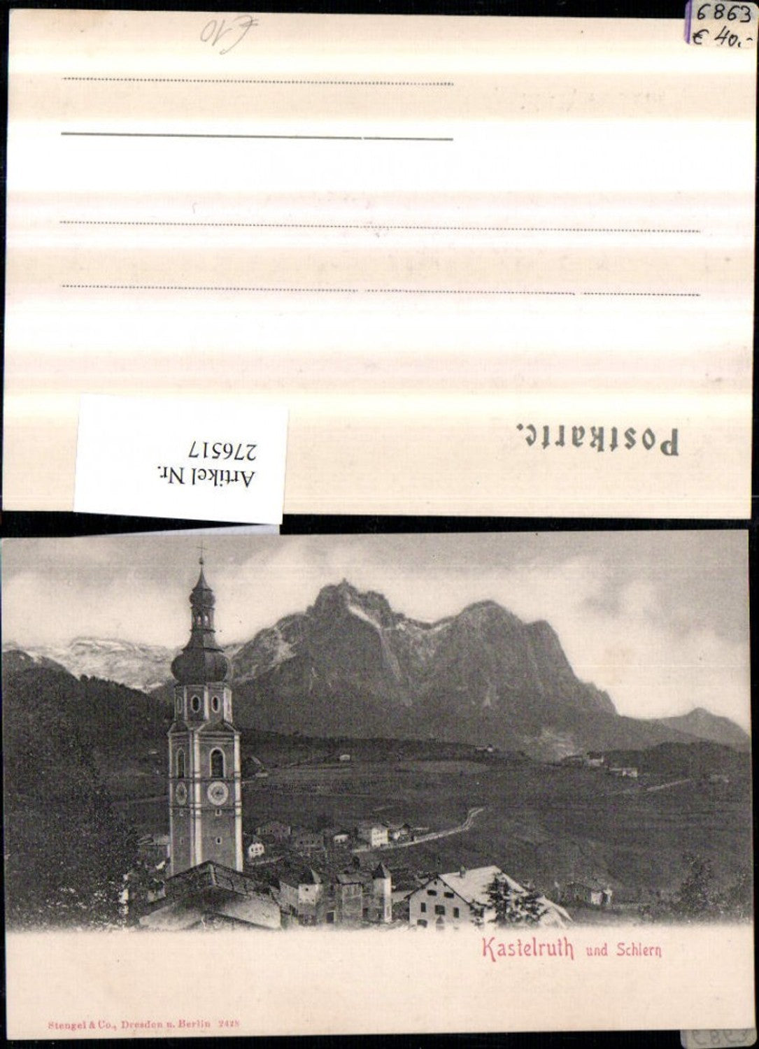 Alte Ansichtskarte – Old Postcard