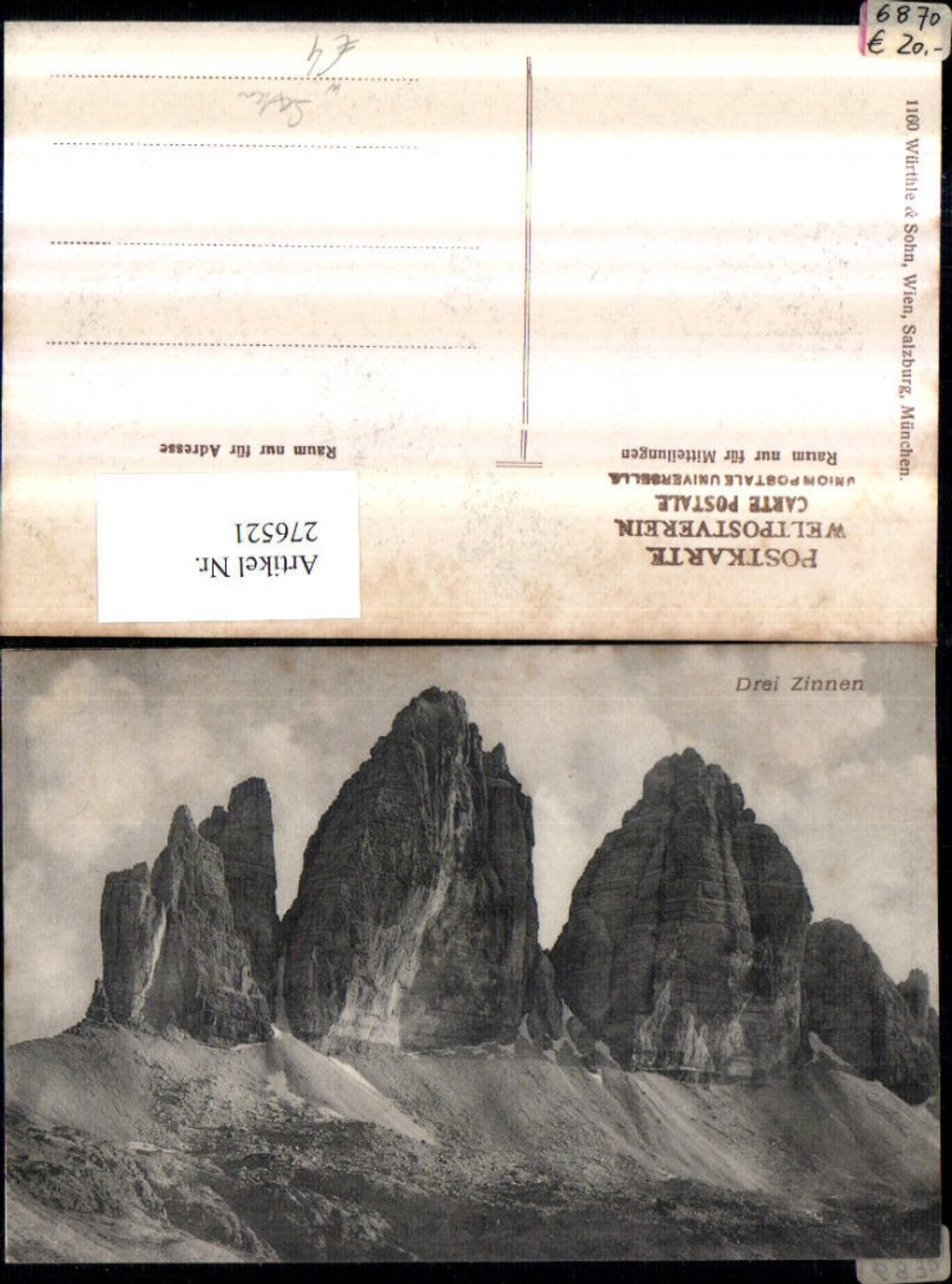 Alte Ansichtskarte – Old Postcard