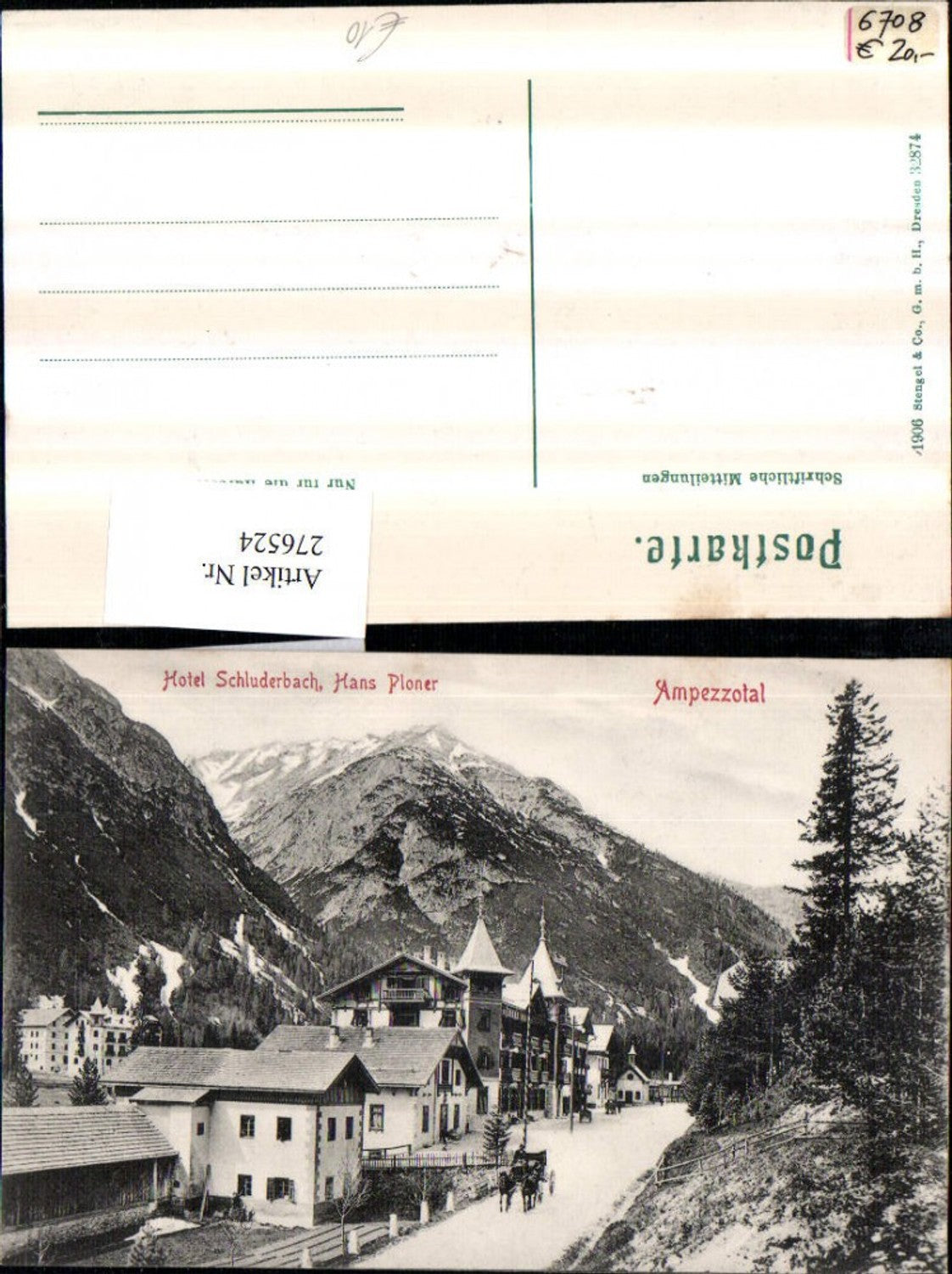 Alte Ansichtskarte – Old Postcard