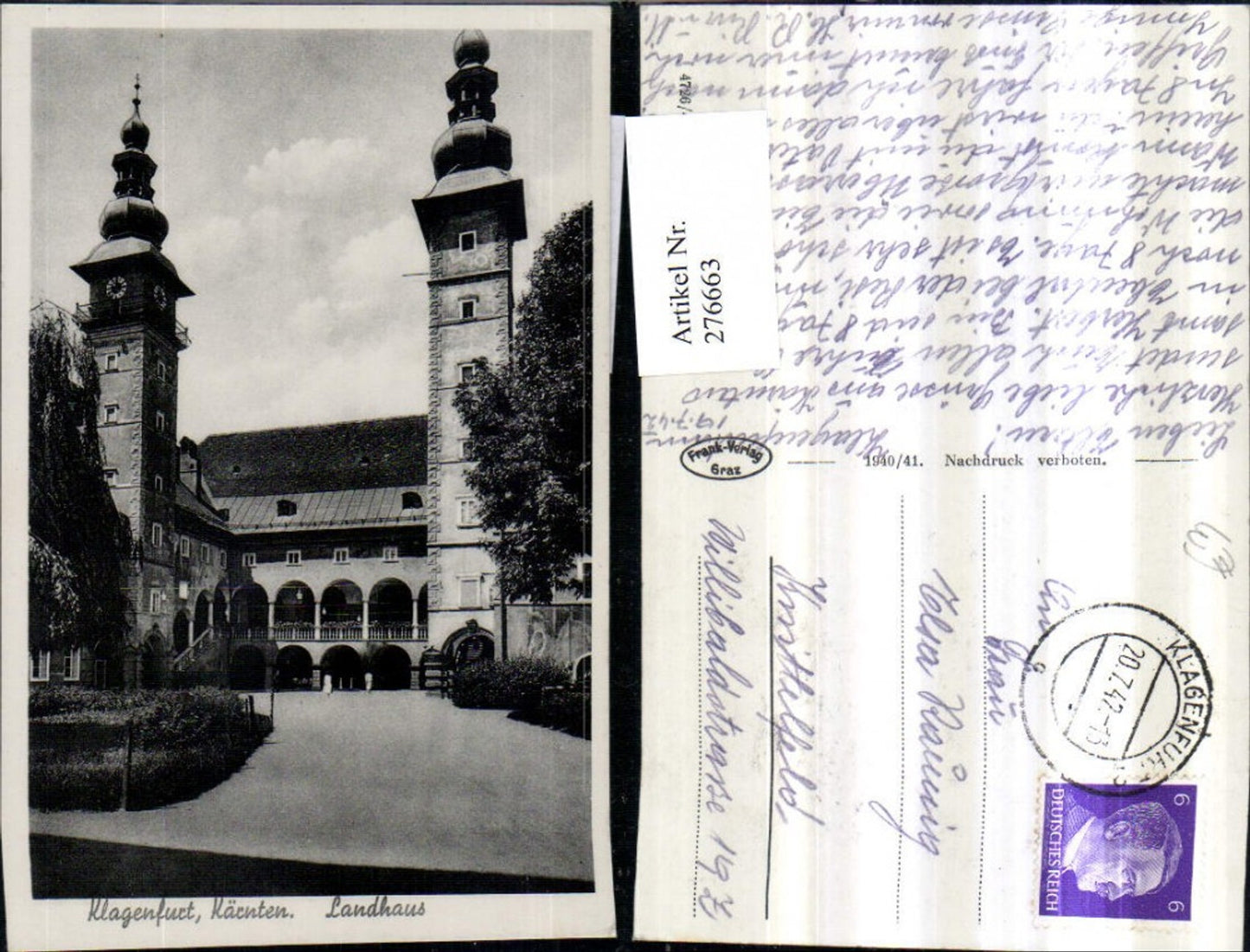 Alte Ansichtskarte – Old Postcard