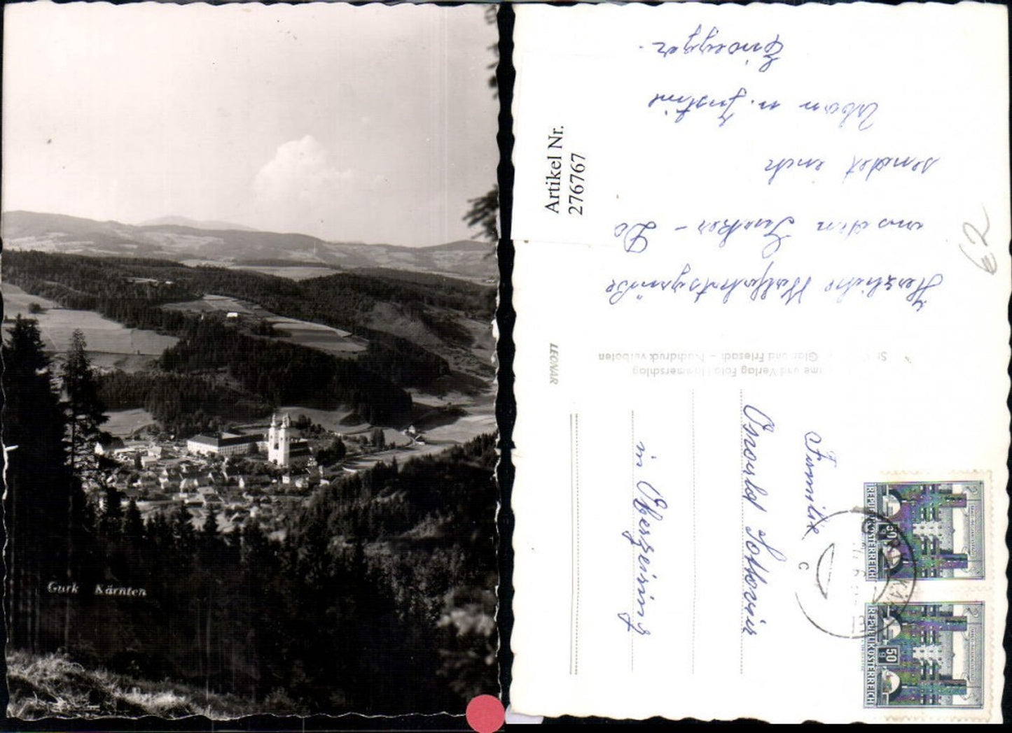 276767,Gurk Totale Kirche u. Kloster