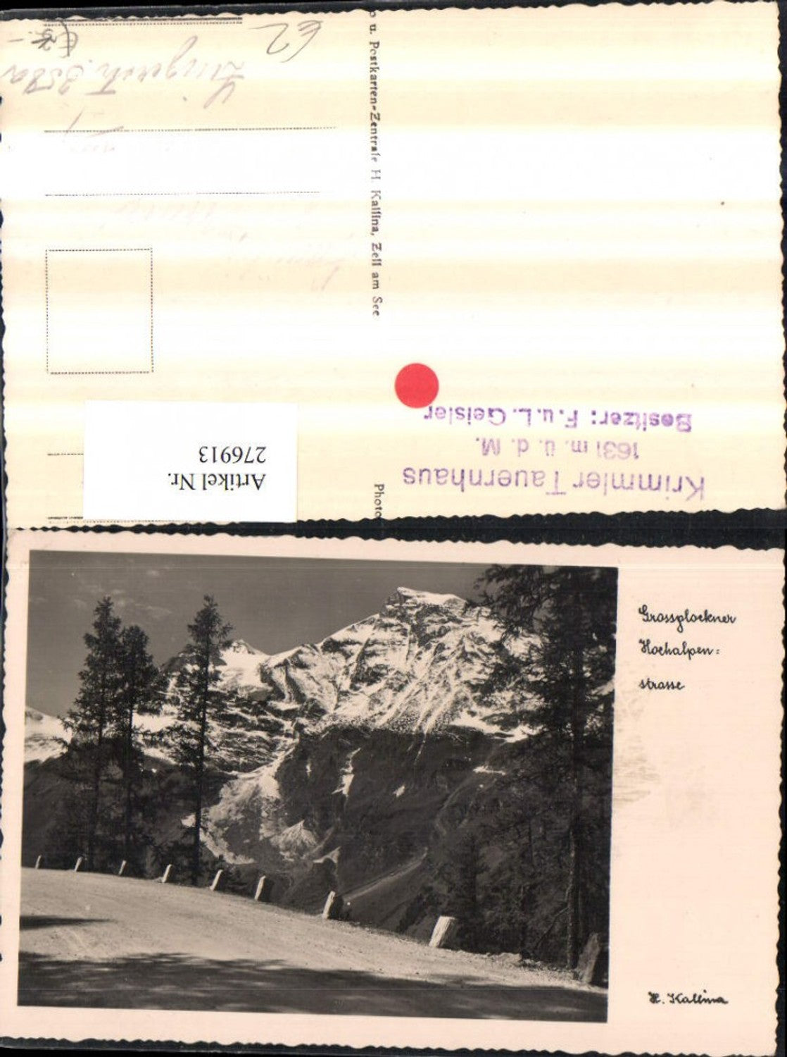 276913,Großglockner Hochalpenstraße Bergkulisse b. Heiligenblut