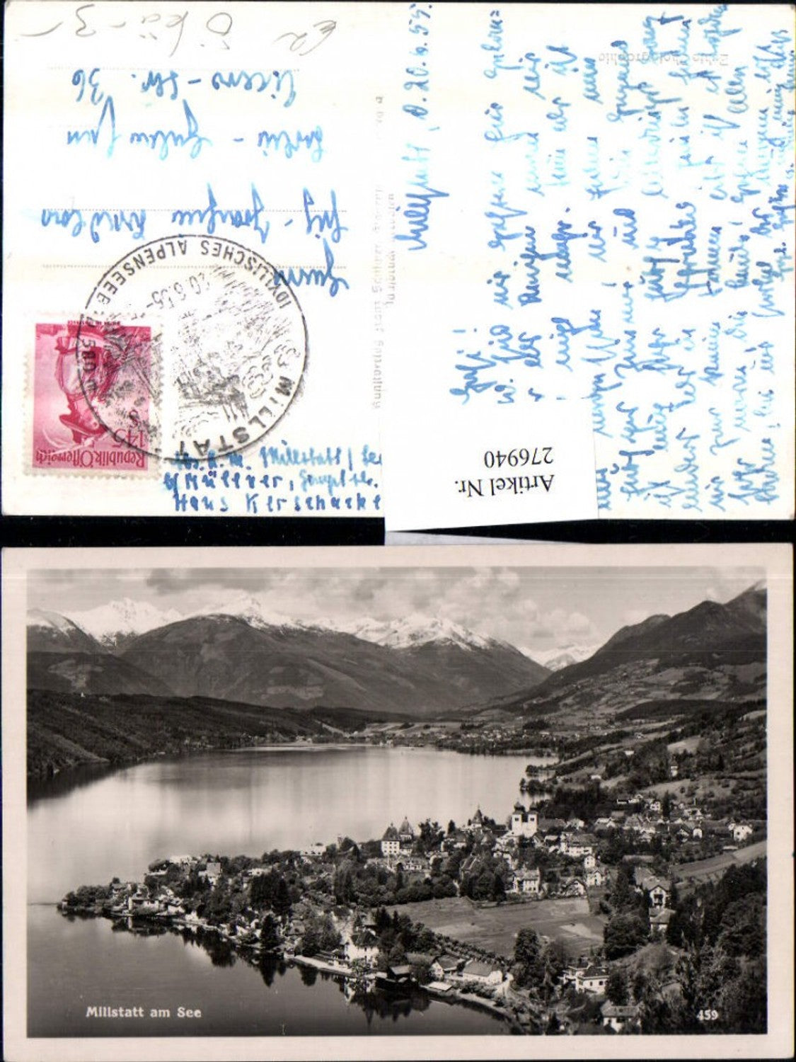 276940,Millstatt am See Totale Bergkulisse
