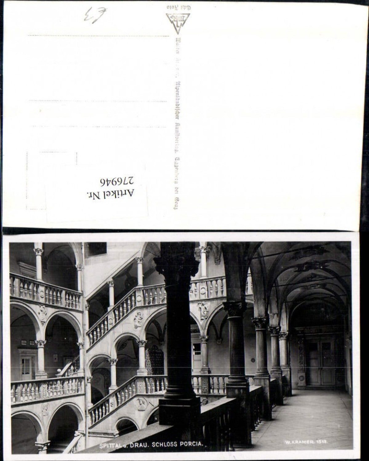276946,Spittal an d. Drau Schloss Porcia Arkaden