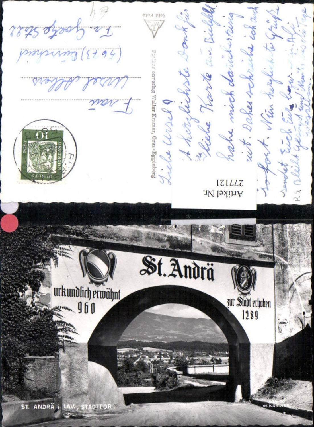 277121,St. Andrä im Lavanttal Stadttor Straßenansicht