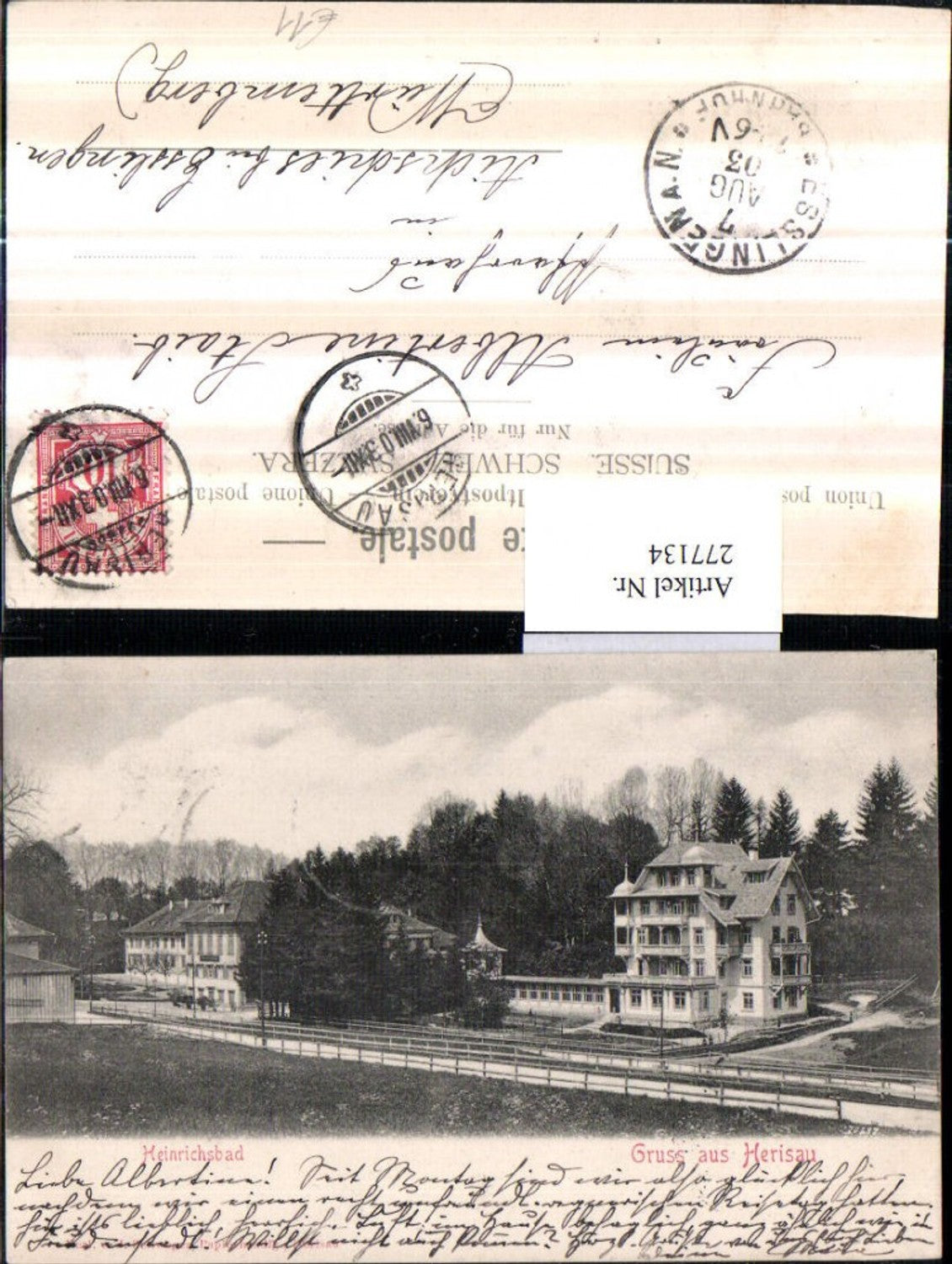 Alte Ansichtskarte – Old Postcard