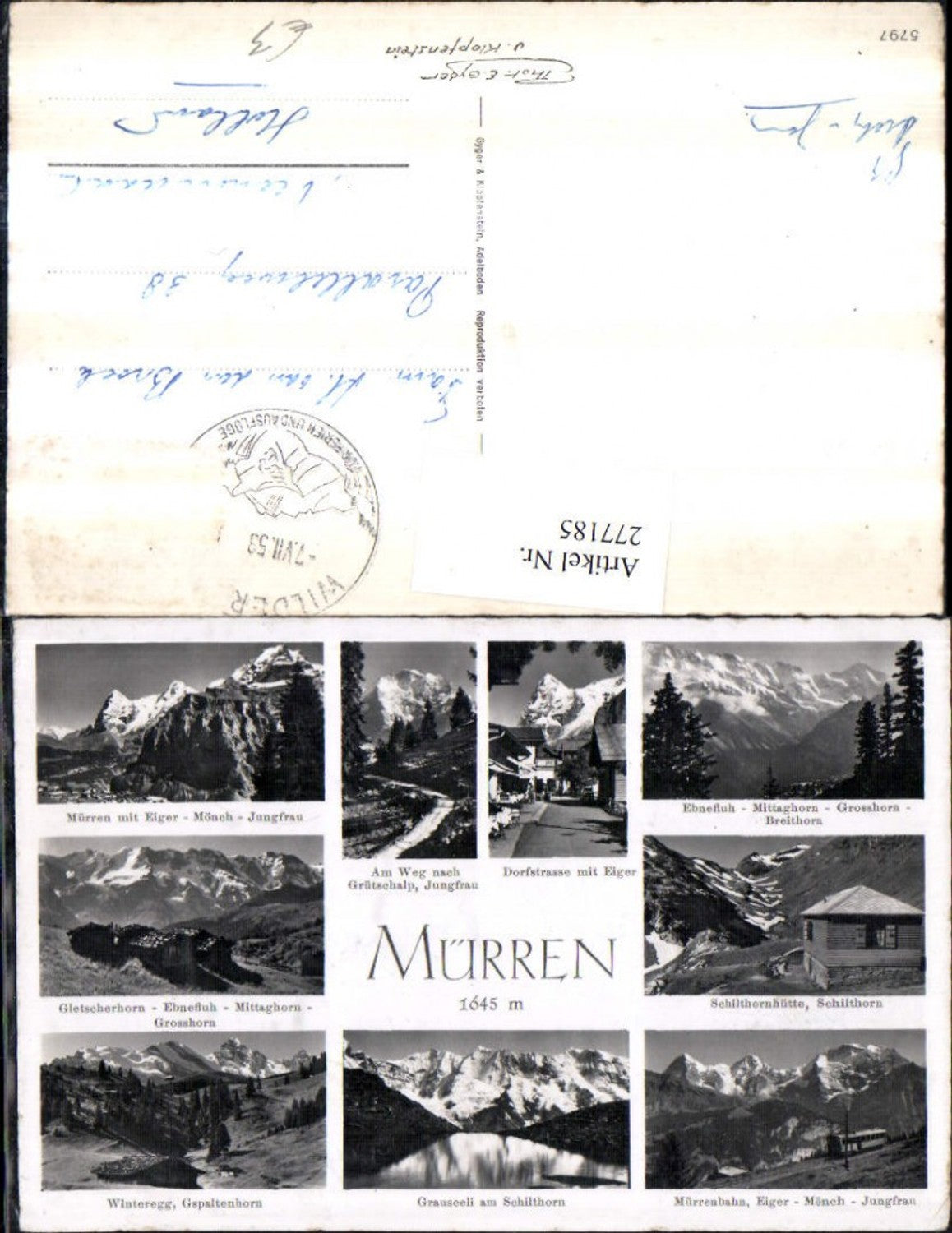Alte Ansichtskarte – Old Postcard