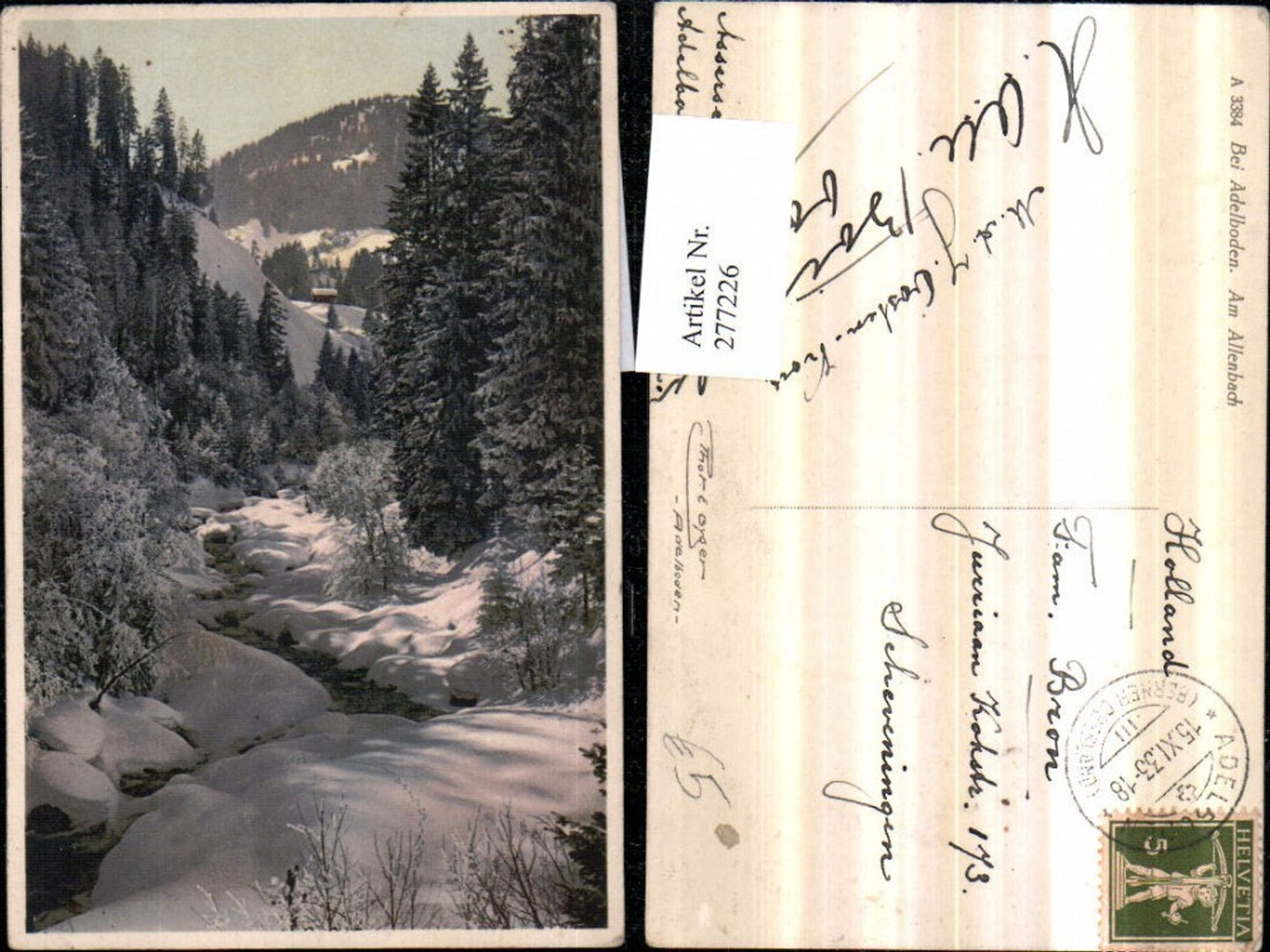 Alte Ansichtskarte – Old Postcard