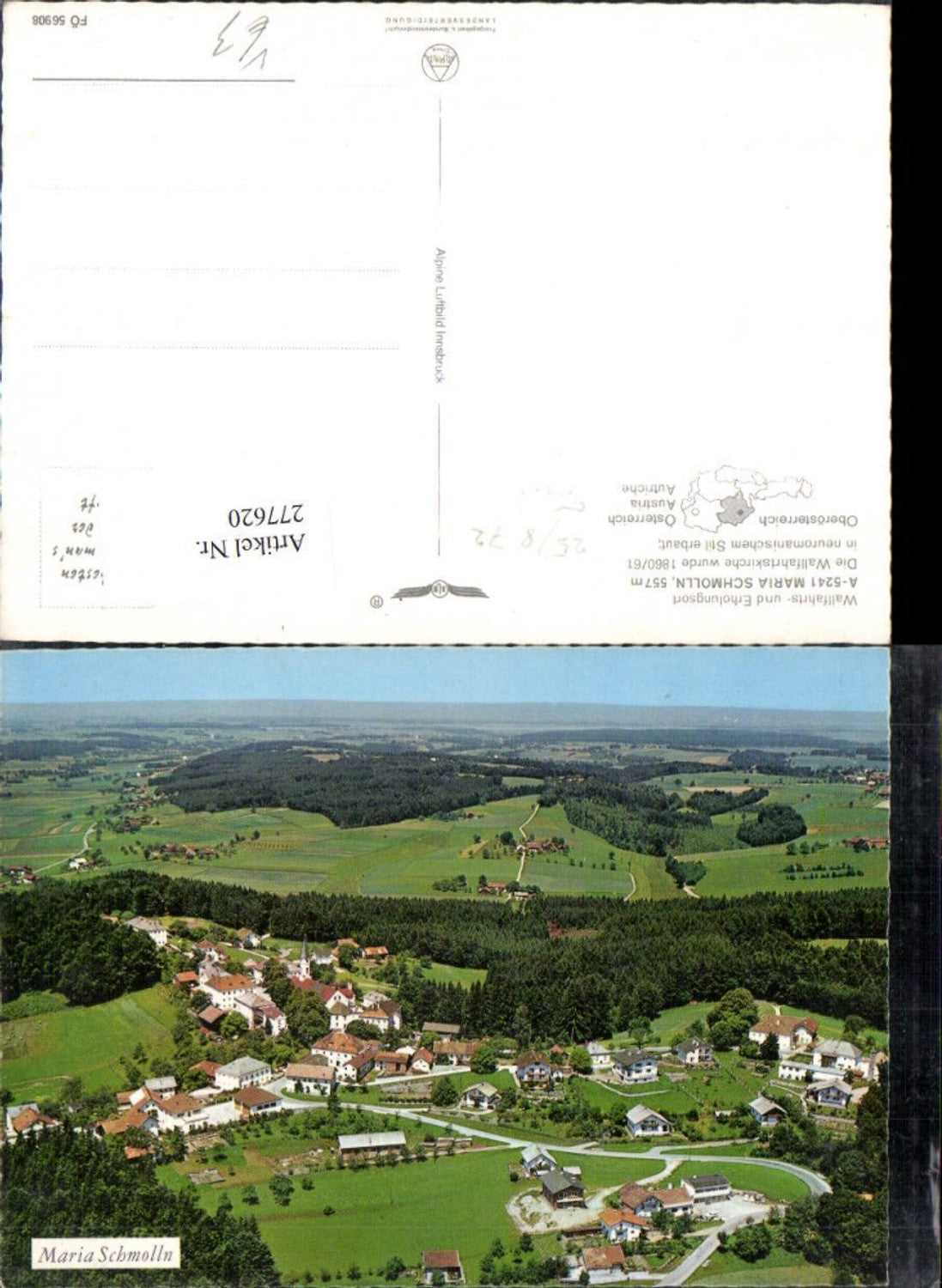 277620,Maria Schmolln Totale pub Alpine Luftbild 56908
