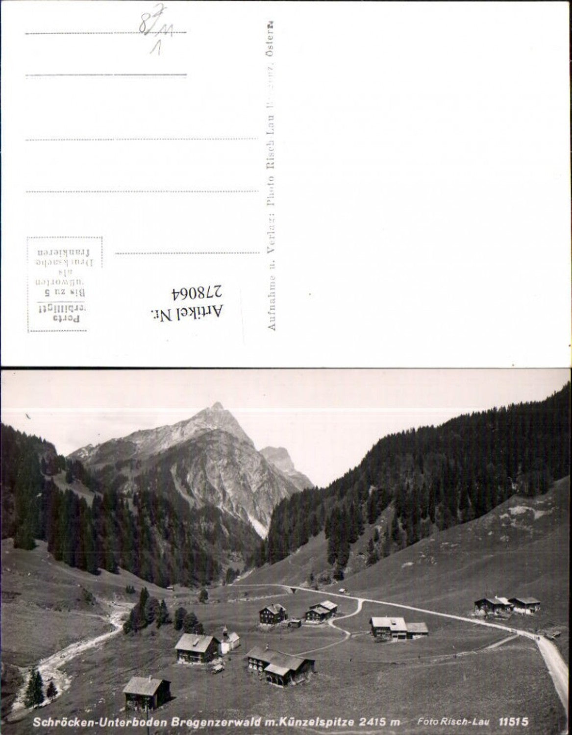 Alte Ansichtskarte – Old Postcard