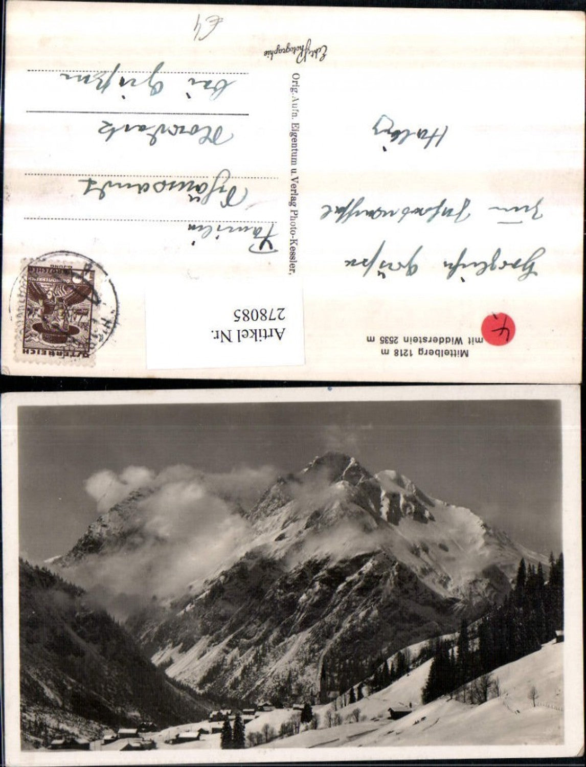 Alte Ansichtskarte – Old Postcard