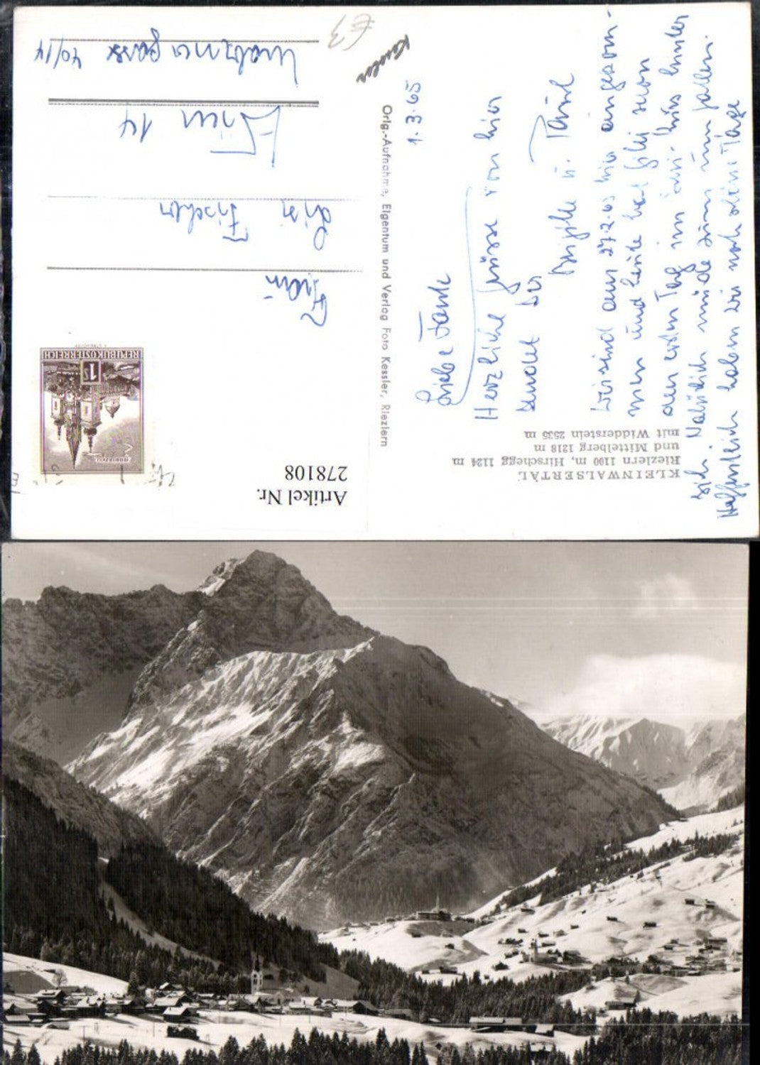 Alte Ansichtskarte – Old Postcard