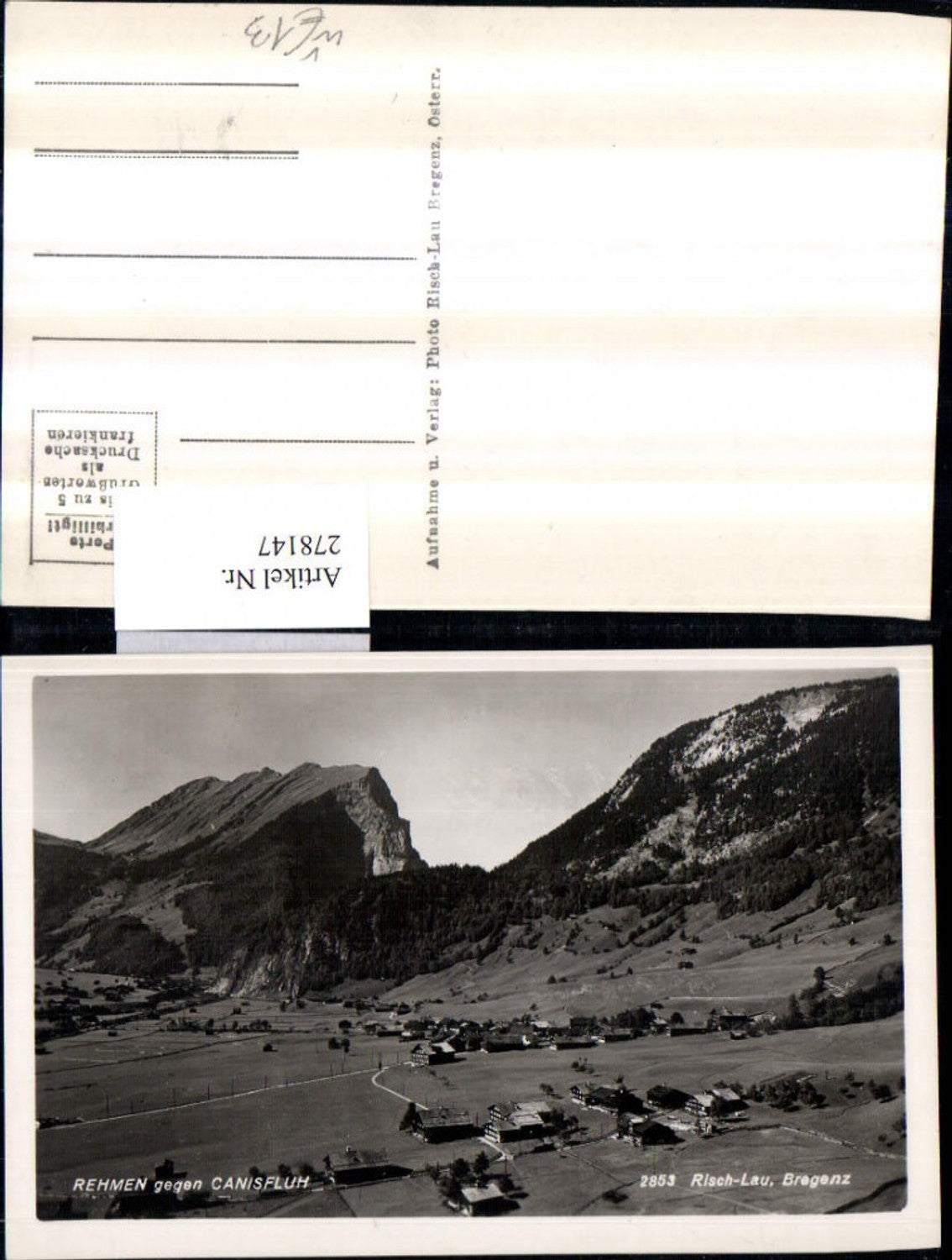Alte Ansichtskarte – Old Postcard