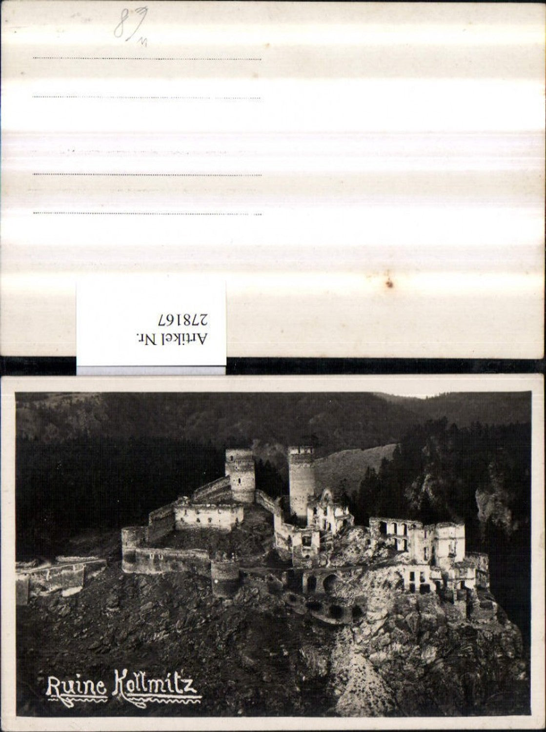 278167,Ruine Burgruine Kollmitz b. Raabs an d. Thaya