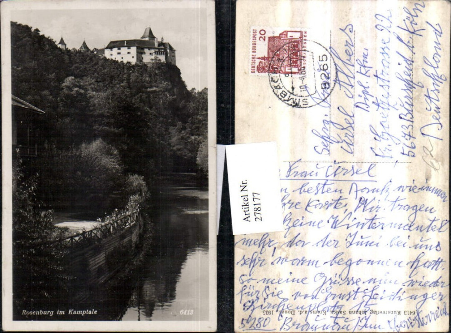 278177,Rosenburg im Kamptale Schloss