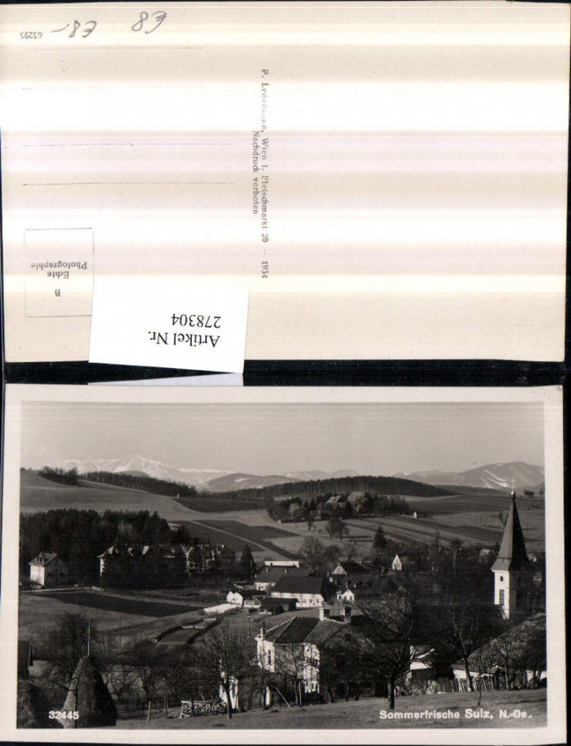 278304,Sulz Totale Kirche Bergkulisse