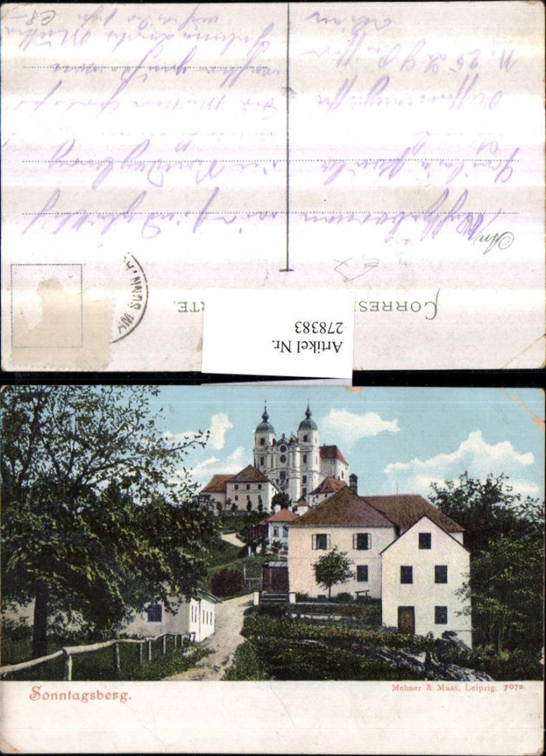 278383,Sonntagsberg Sonntagberg Kirche