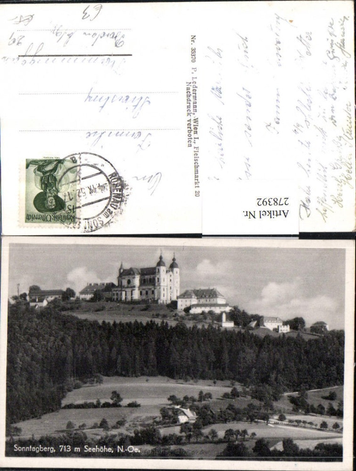 278392,Sonntagberg Totale m. Kirche