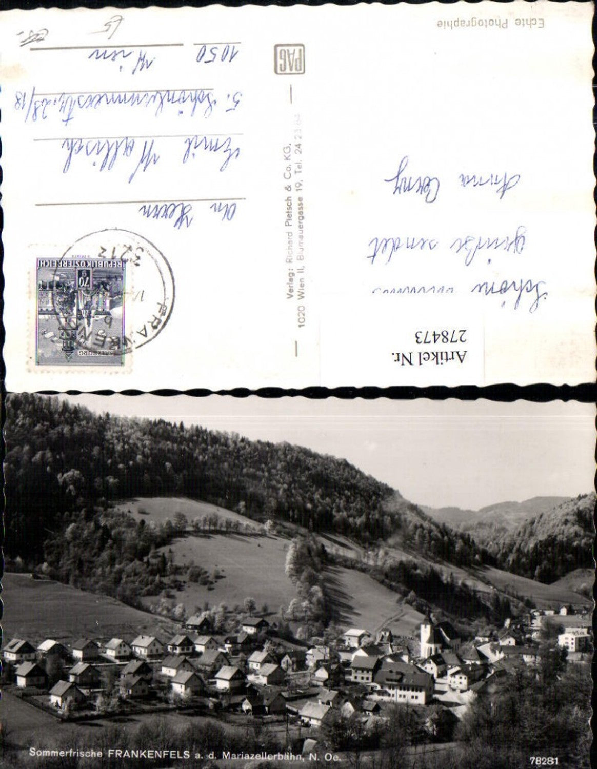 278473,Frankenfels an d. Mariazellerbahn Totale