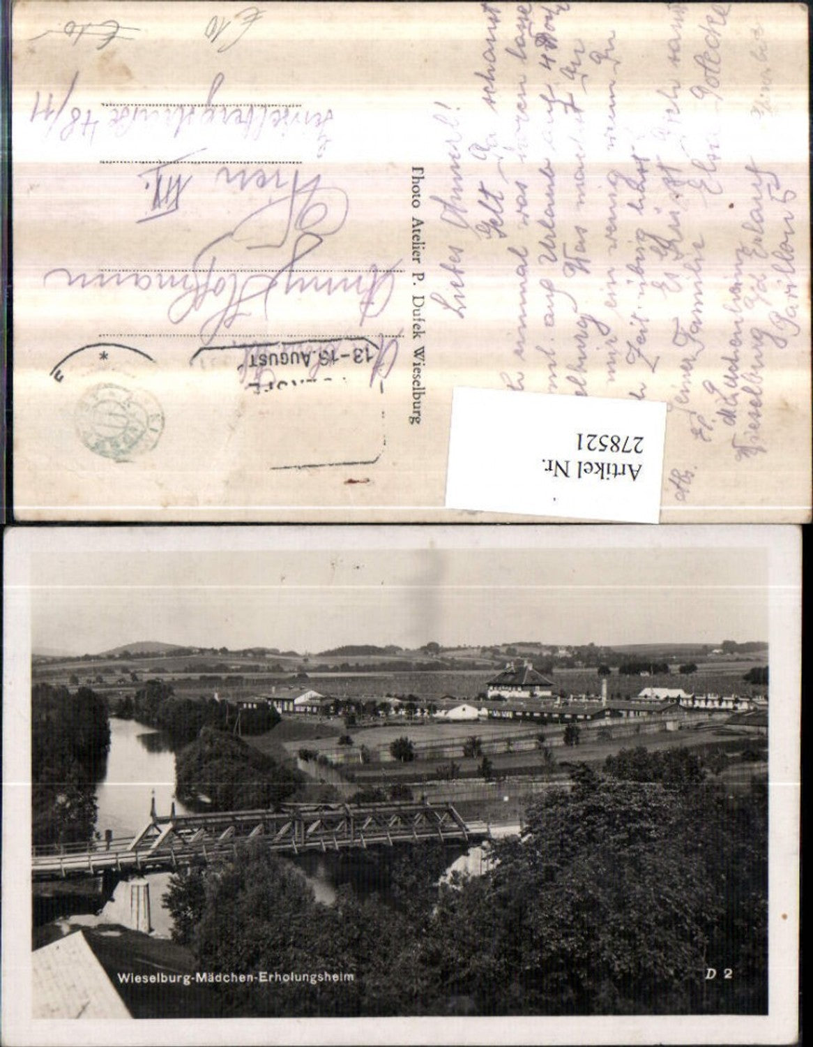 278521,Wieselburg Brücke Mädchen-Erholungsheim