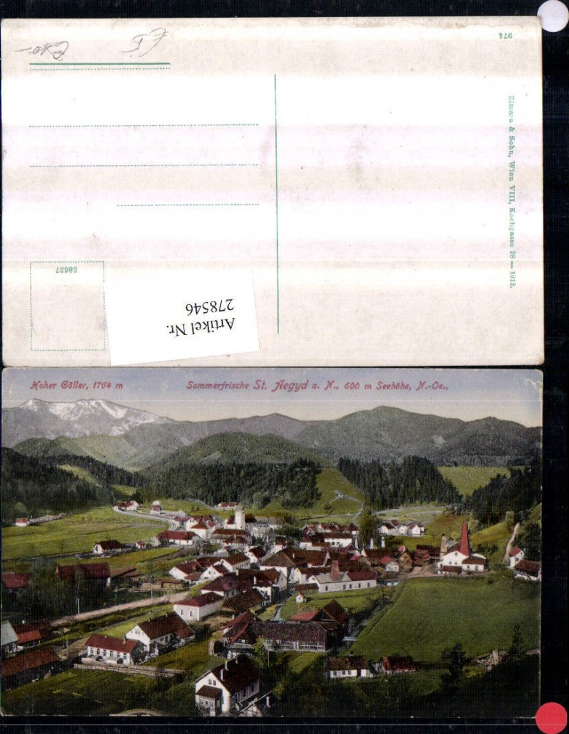 278546,St. Aegyd am Neuwalde Totale m. Hoher Göller