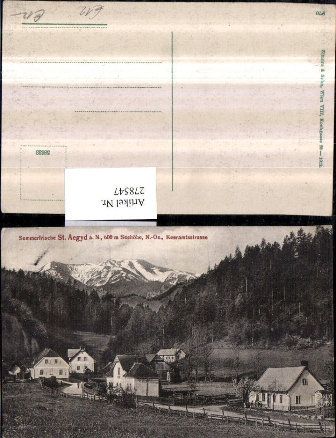 278547,St. Aegyd am Neuwalde Keeramtsstraße m. Göller